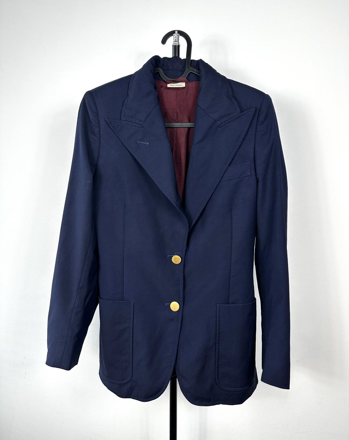 Gucci Ultra Rare Archival Gucci Uniform Staff Blazer Navy Blue 36 Size US S / EU 44-46 / 1 - 1 Thumbnail