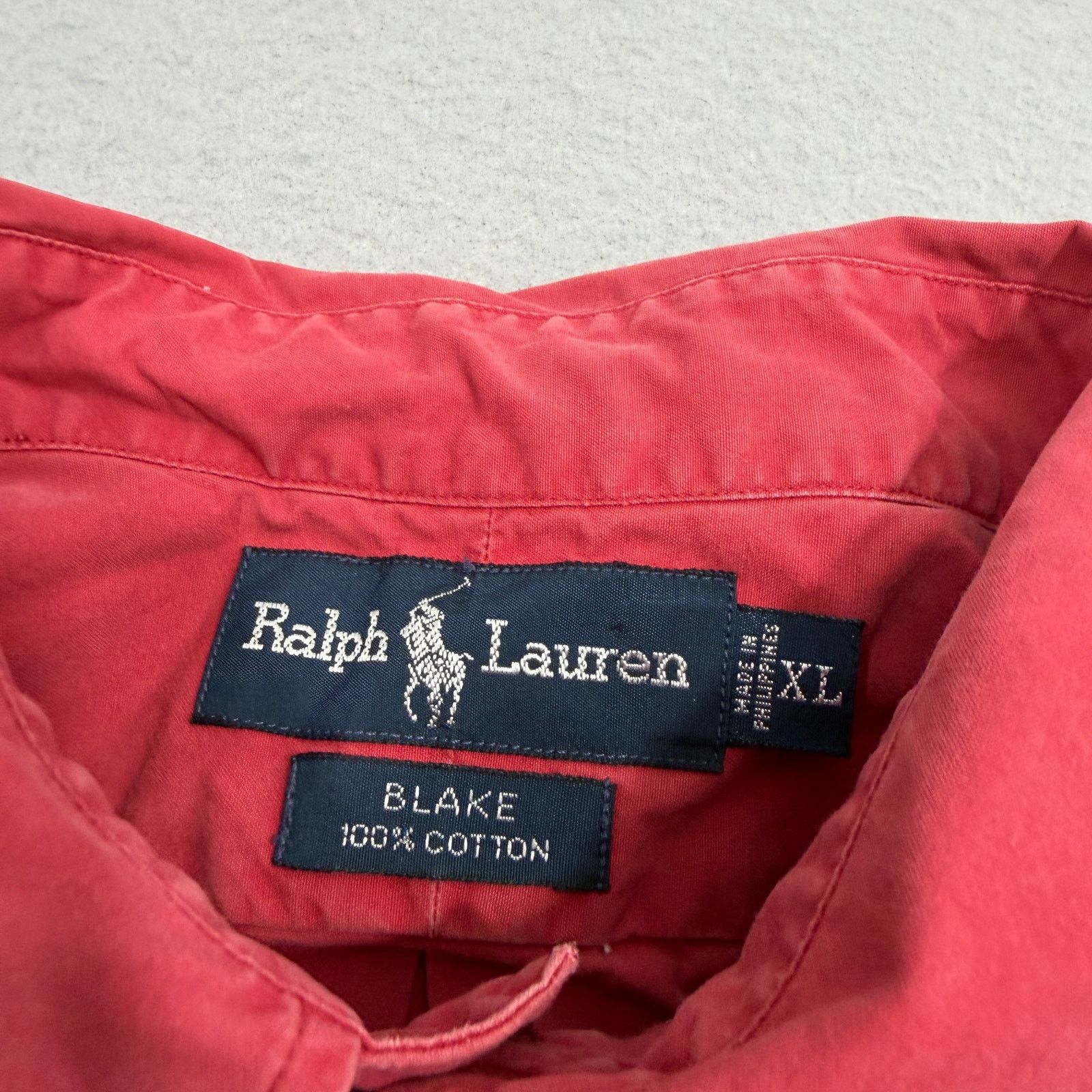 Polo Ralph Lauren Vintage Polo Ralph Lauren Blake Short Sleeve Button Shirt XL Size US XL / EU 56 / 4 - 7 Thumbnail