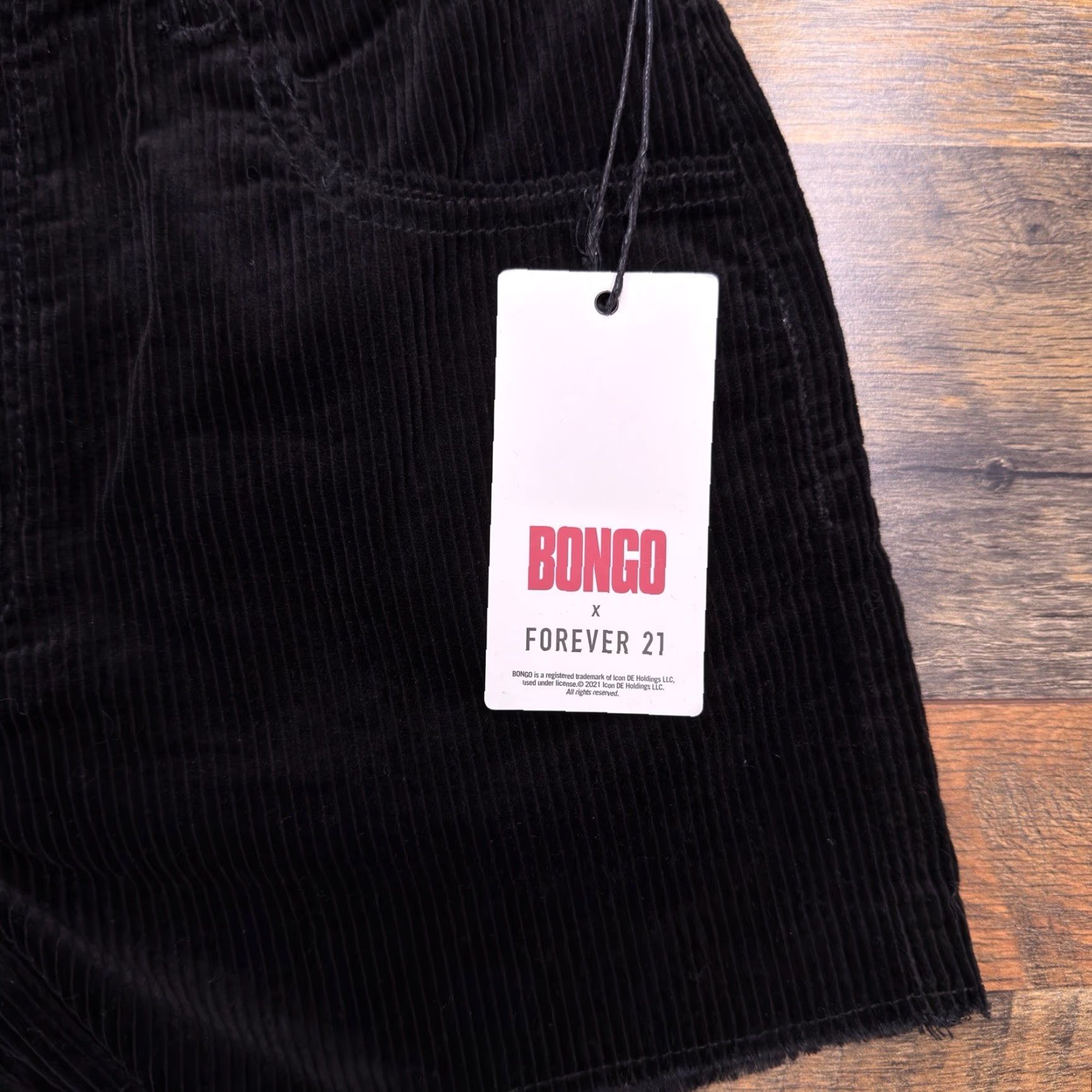 Forever 21 Forever 21 Bongo Corduroy Shorts Womens Medium Black Cut Off New Size 32" / US 10 / IT 46 - 5 Thumbnail