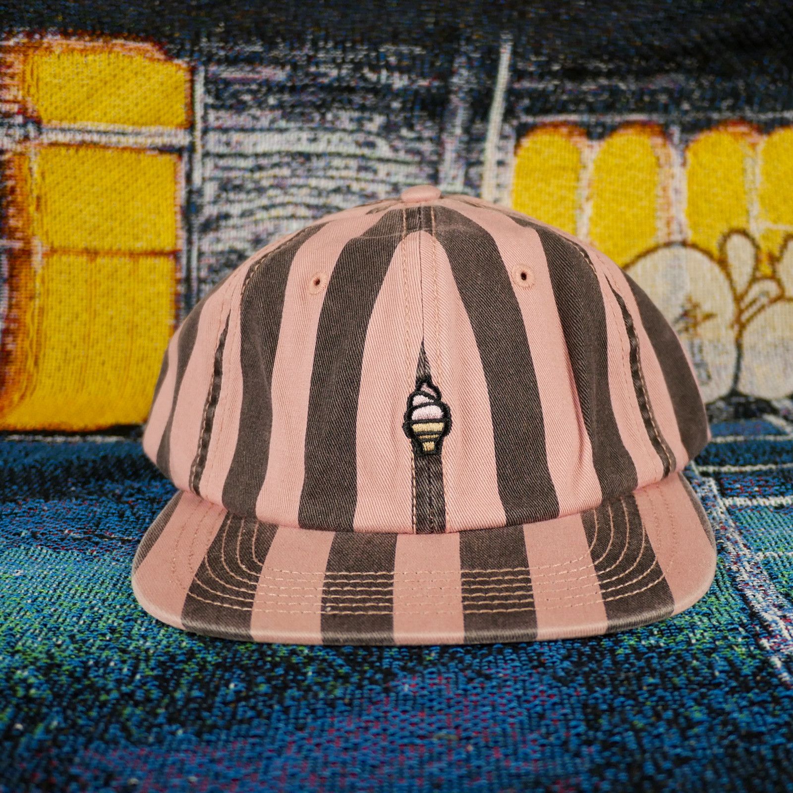 Billionaire Boys Club BBC Ice Cream Dairy Striped Hat Size ONE SIZE - 1 Thumbnail