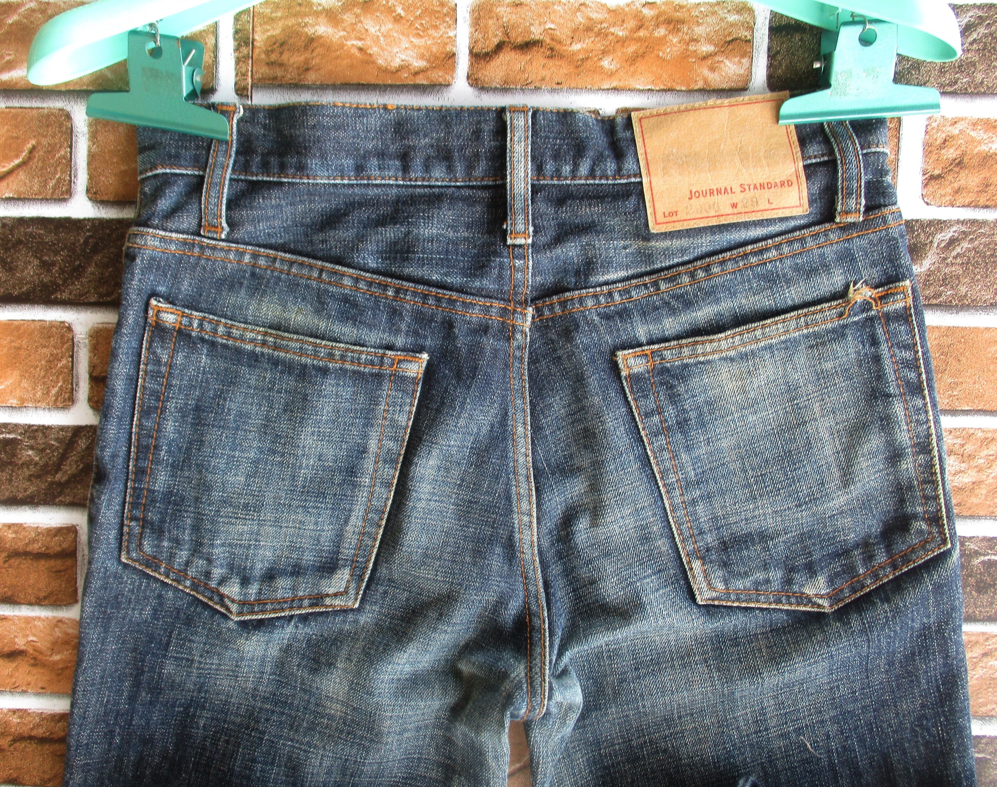 J.S. Homestead × Journal Standard Lot 2900 Dark Wash Low Rise Straight Leg 28x31 Size US 29 - 5 Thumbnail
