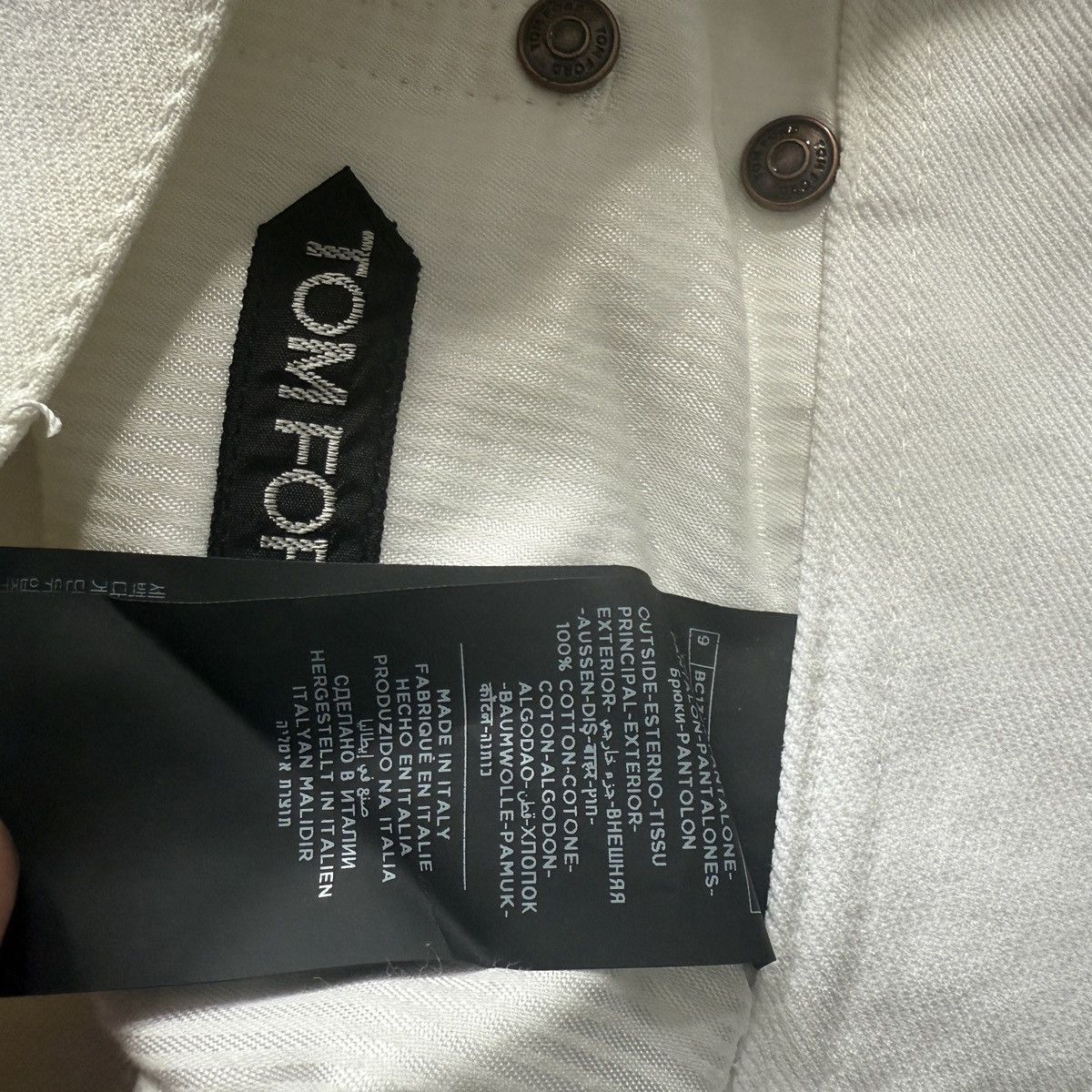 Tom Ford Tom ford denim jean gold plated Size US 30 / EU 46 - 13 Thumbnail