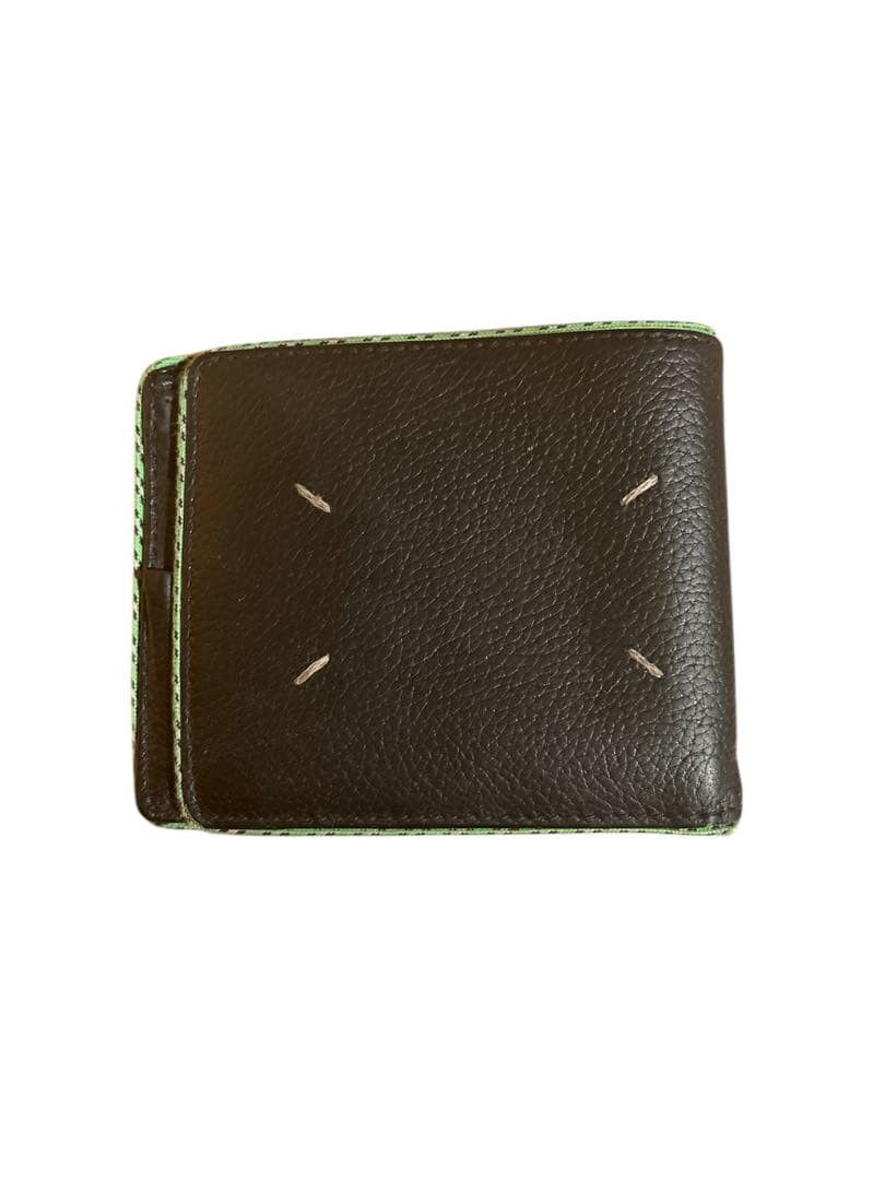 Maison Margiela SS19 Piping 4 Stitch Motif Leather Wallet Size ONE SIZE - 1 Thumbnail