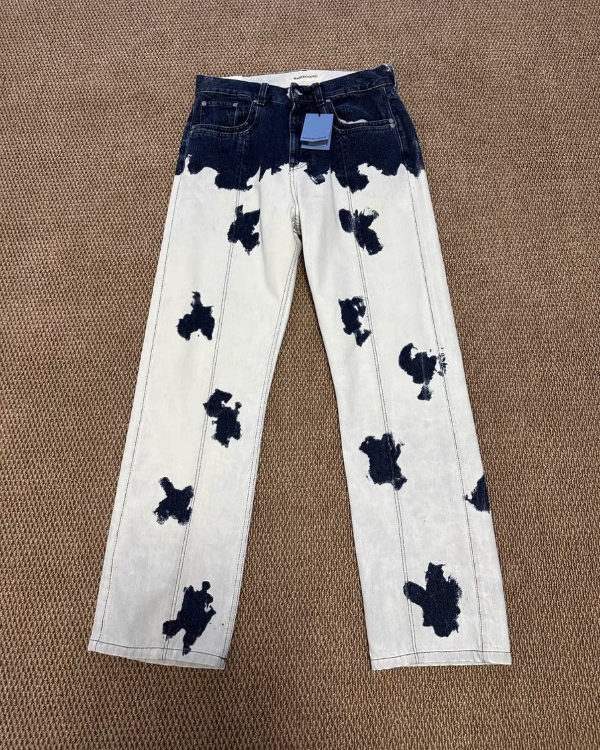 Namacheko NAMACHEKO Paint Splatter Jeans K23 Size US 32 / EU 48 - 1 Thumbnail