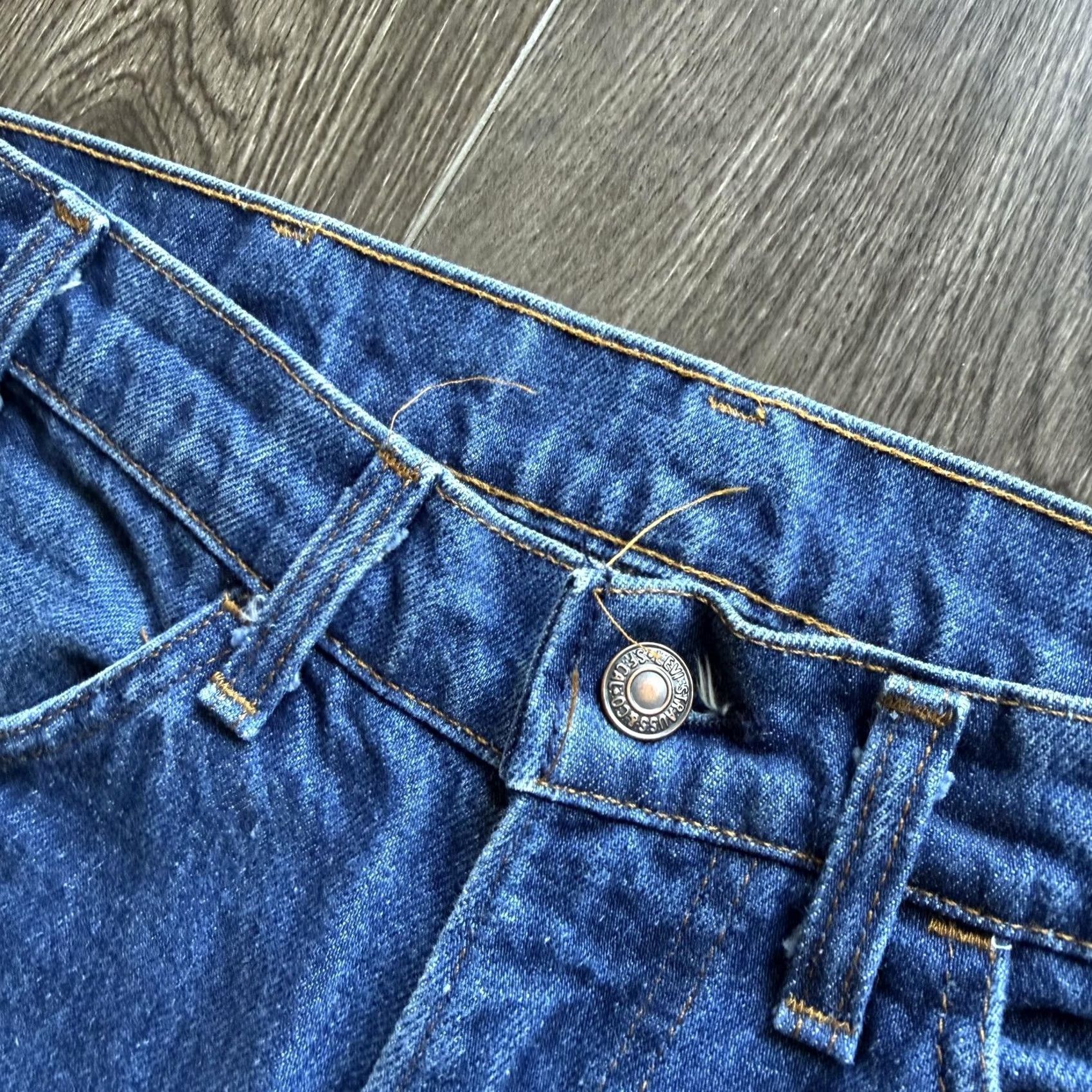 Levi's VINTAGE Levi's 646 Bell Bottom Jeans 30x30 Blue Medium Wash Denim USA Mens Jeans Flared 70s Era Size US 30 / EU 46 - 3 Thumbnail