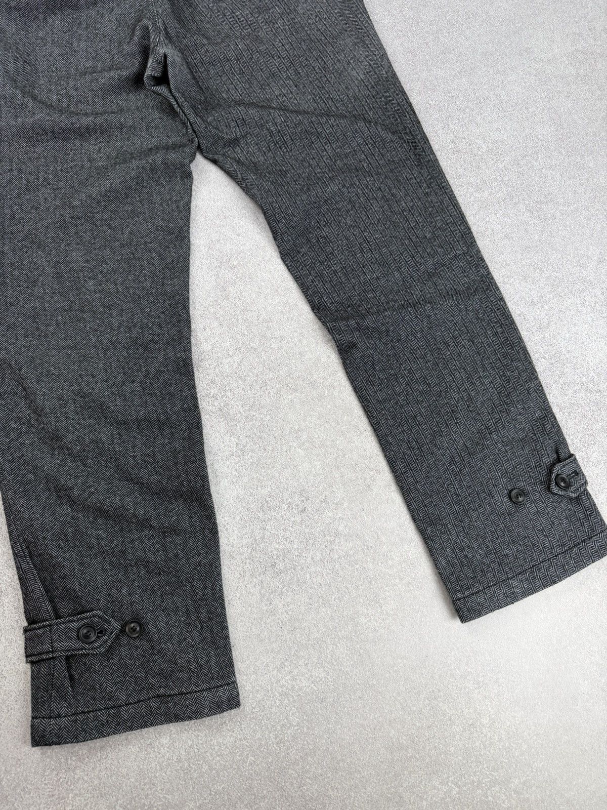 Messagerie Messagerie Gray Herringbone Wool Trousers Pants Size 46 Size US 32 / EU 48 - 12 Thumbnail