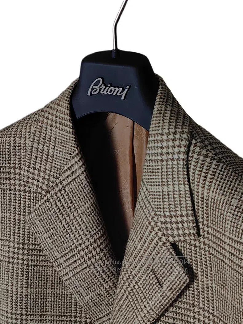 Brioni Brioni Cashmere handmade single-breasted suit Size US XL / EU 56 / 4 - 4 Thumbnail