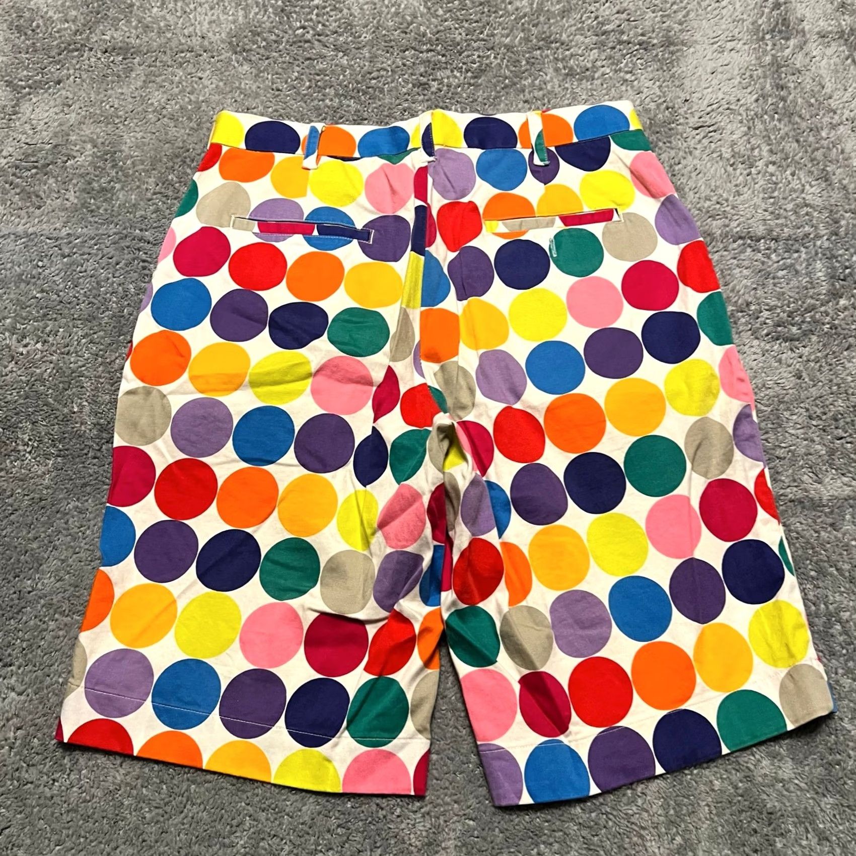 Vintage Loud Mouth Golf Shorts Mens 32 Wild Dots All Over Print Long Size US 32 / EU 48 - 3 Thumbnail