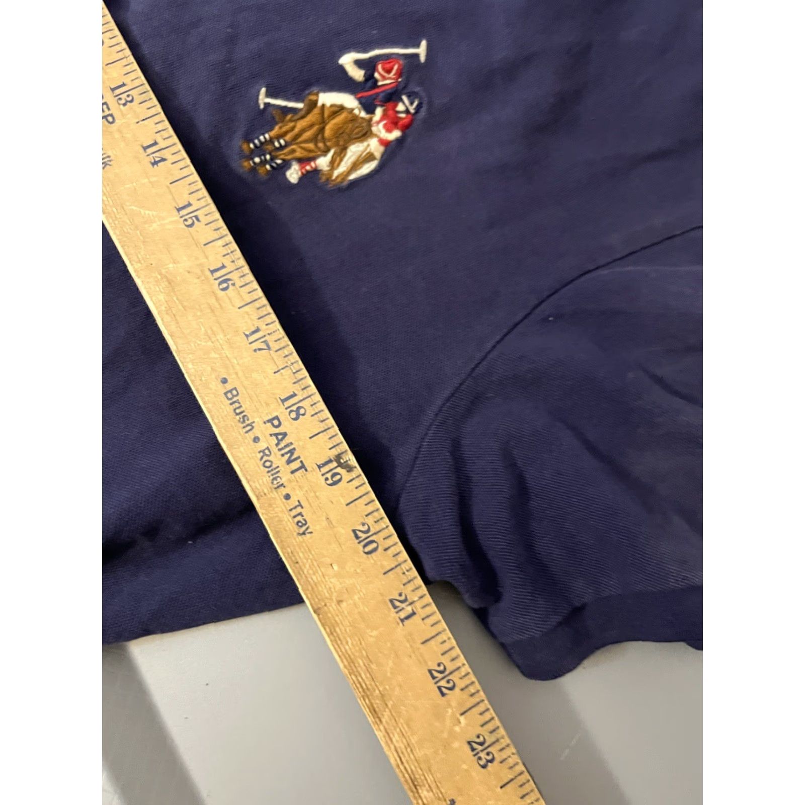 Vintage US Polo Assn Polo Shirt Mens Navy Blue Logo Medium Short Sleeve Collared 100% Cotton Size US M / EU 48-50 / 2 - 5 Thumbnail