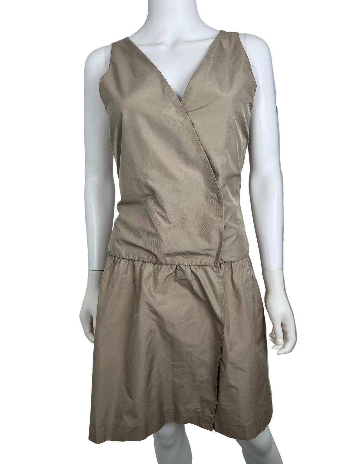 Prada Prada Beige Tactical Nylon Dress Size M / US 6-8 / IT 42-44 - 1 Thumbnail