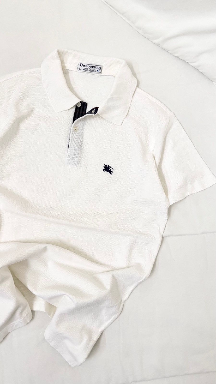 Burberry Burberry Embroidered Polo Shirt Size US S / EU 44-46 / 1 - 2 Thumbnail