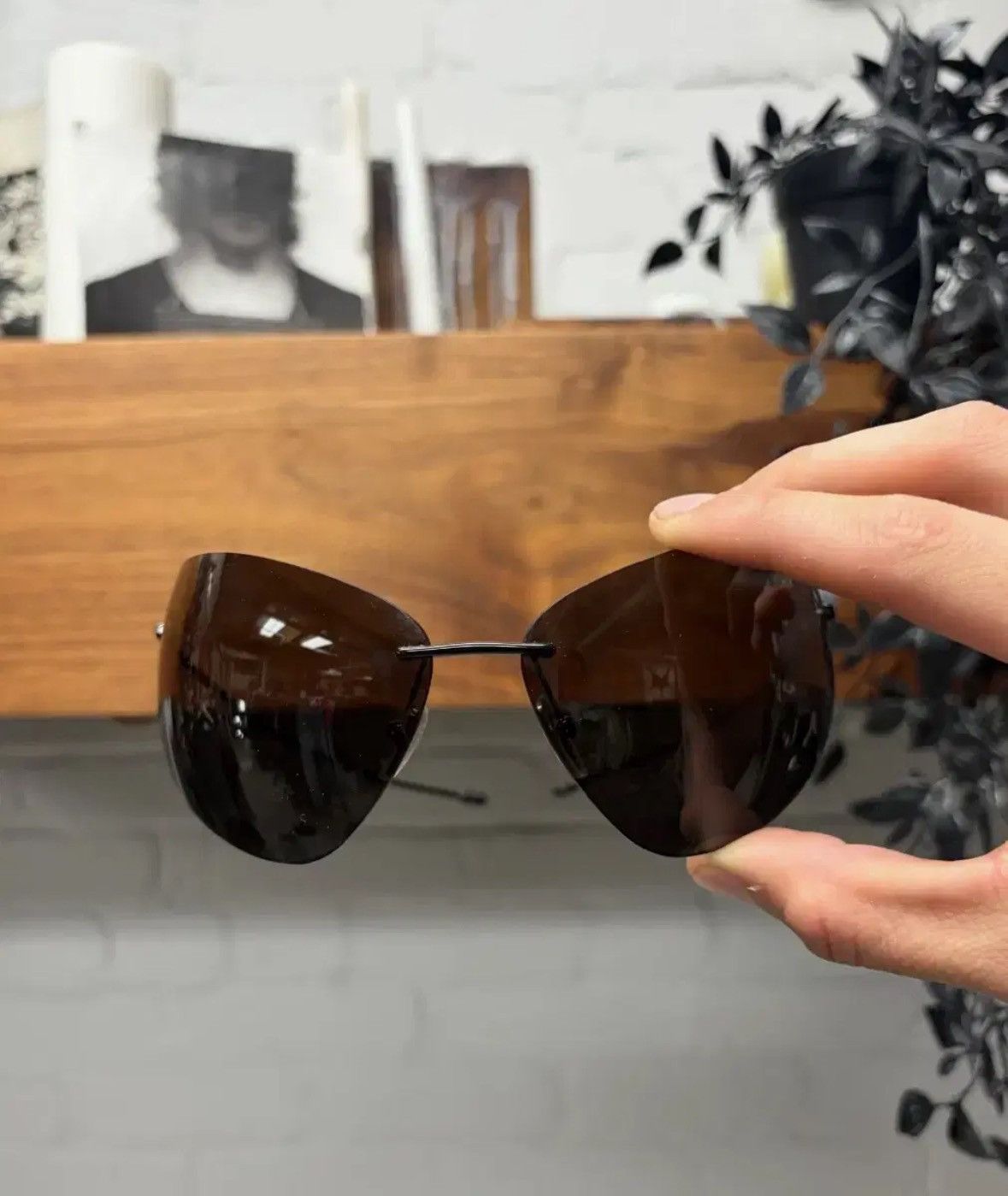 Balenciaga Balenciaga 23SS MIRAGE OVAL SUNGLASSES Size ONE SIZE - 3 Thumbnail