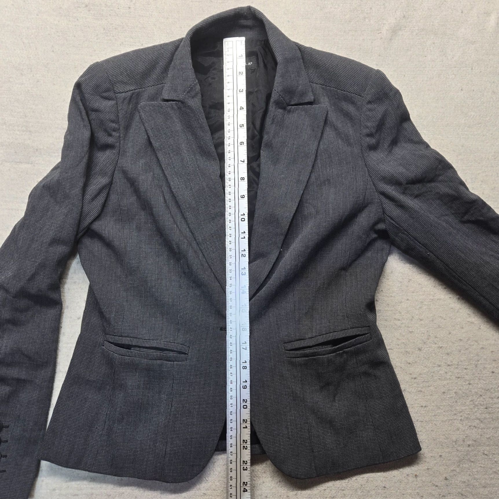 Vintage Rafaella Grey Blazer Suit Jacket Women Size 6 Regular Size M / US 6-8 / IT 42-44 - 6 Thumbnail