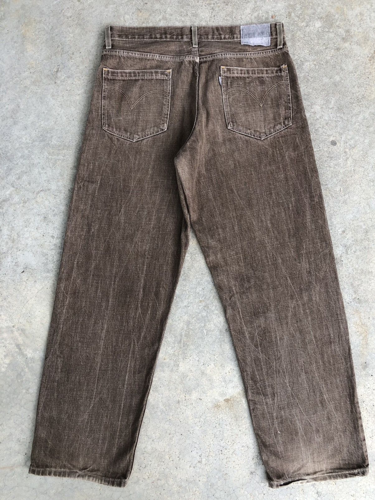 Levi's Baggy Levi’s Silvertab Distressed Jeans Size US 35 - 1 Thumbnail
