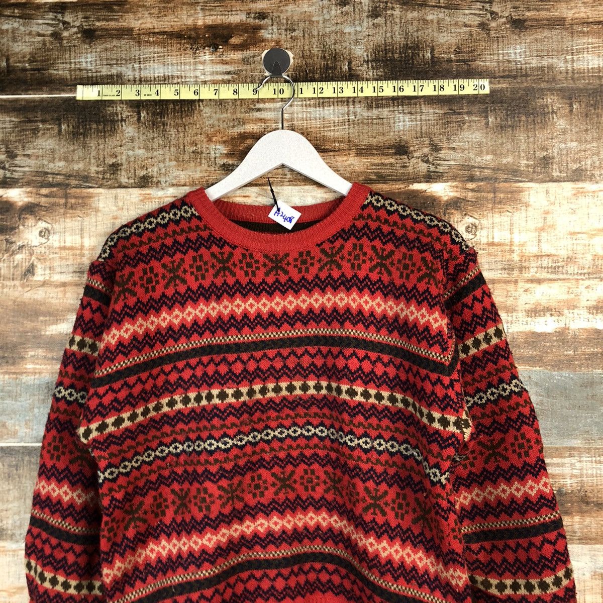Homespun Knitwear Japanese Brand stripe vintage Red Knitwear #A2408 Size US S / EU 44-46 / 1 - 2 Thumbnail