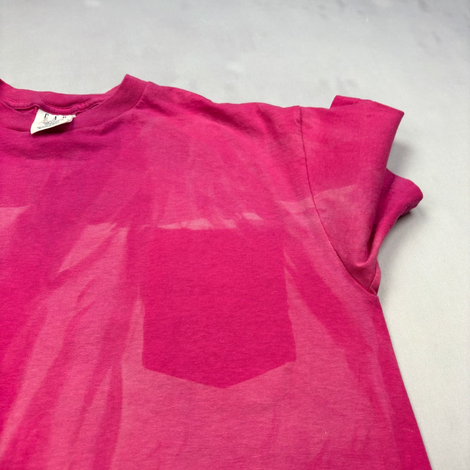Gap Vintage 90s Gap Pocket T Shirt Pink Men's M Shadow Pocket Size US M / EU 48-50 / 2 - 8 Thumbnail