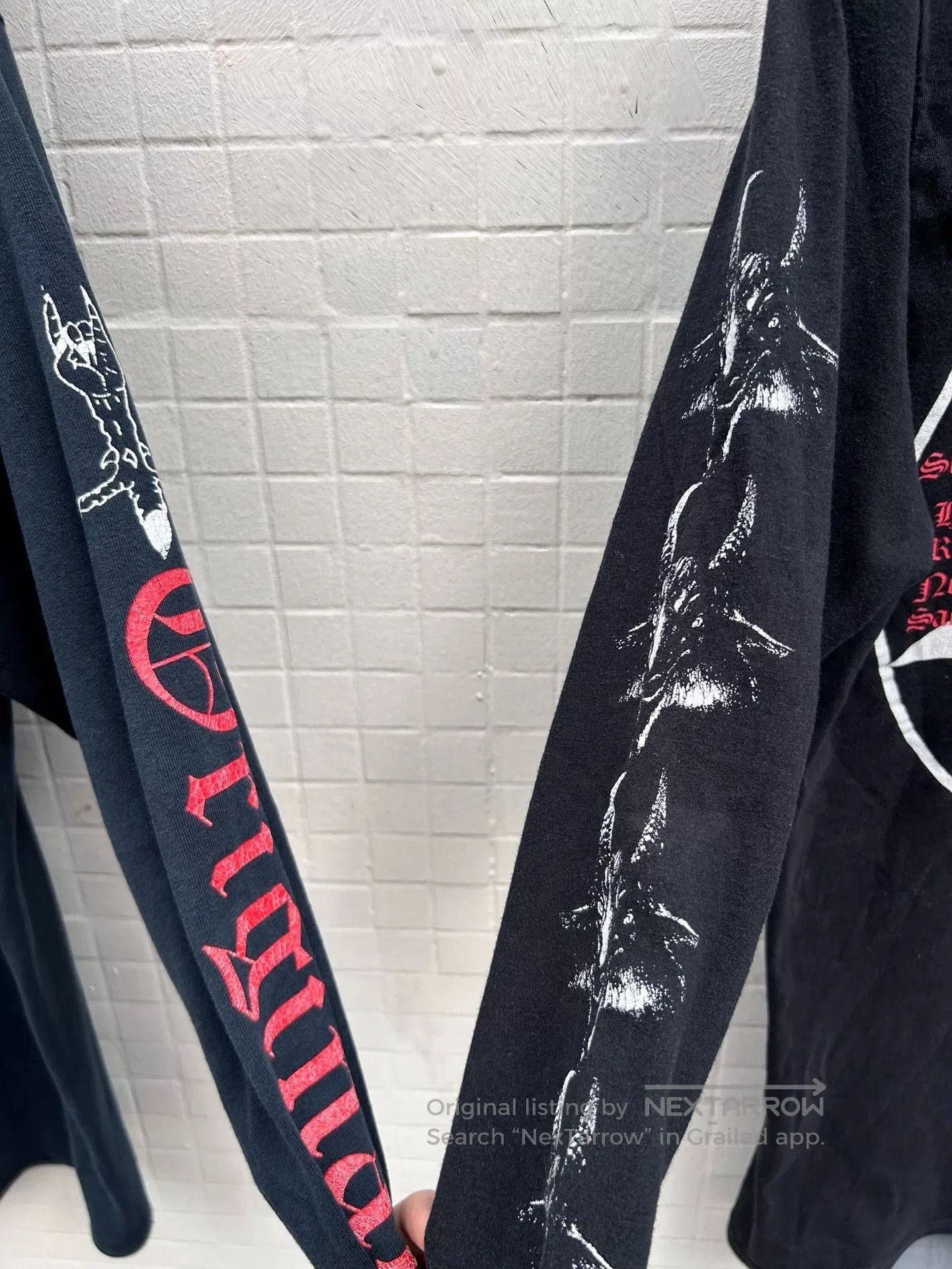 Vintage Vintage Bathory Goat Head Long Sleeve Tee. Size US M / EU 48-50 / 2 - 3 Thumbnail