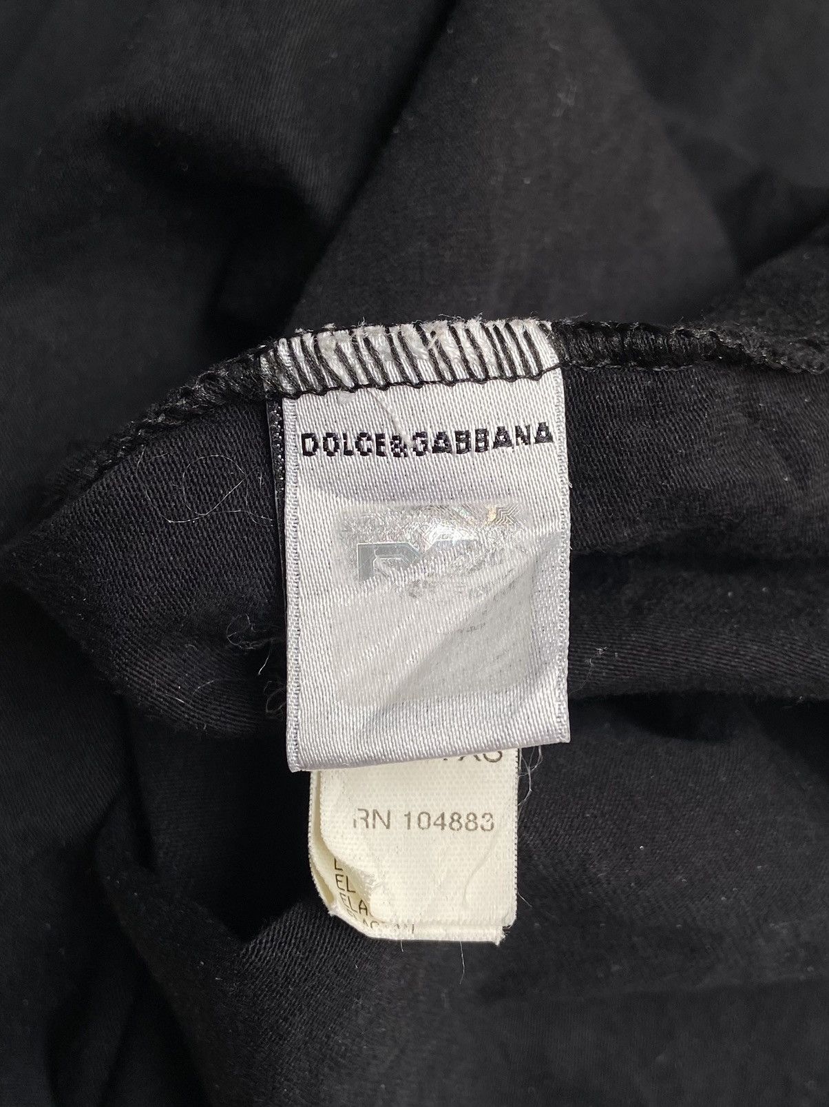 Dolce & Gabbana DOLCE & GABBANA Black T-shirt Size US XS / EU 42 / 0 - 13 Thumbnail