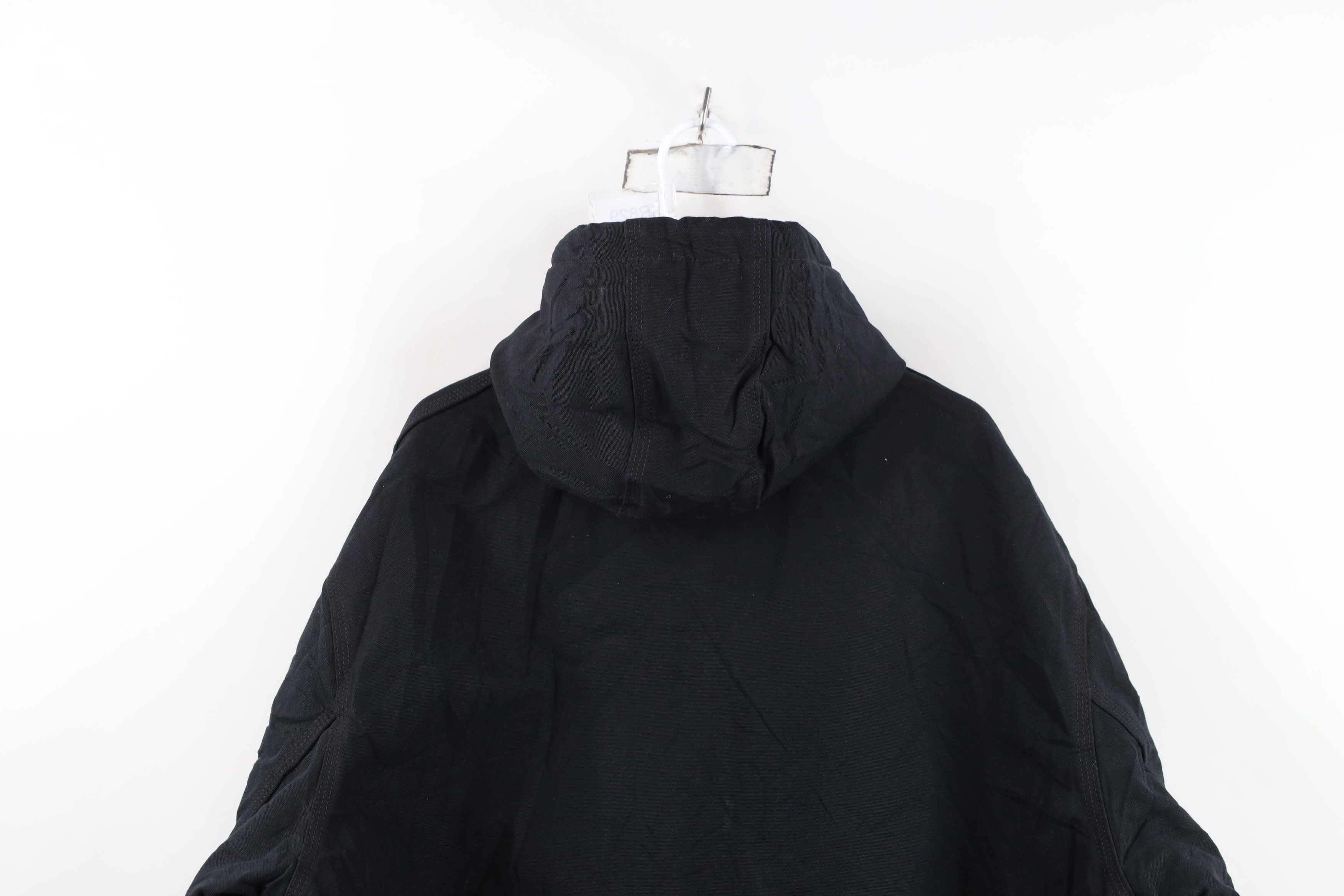 Carhartt Vintage Y2K Carhartt Quilted Canvas Hooded Jacket Black USA Size US XL / EU 56 / 4 - 14 Thumbnail