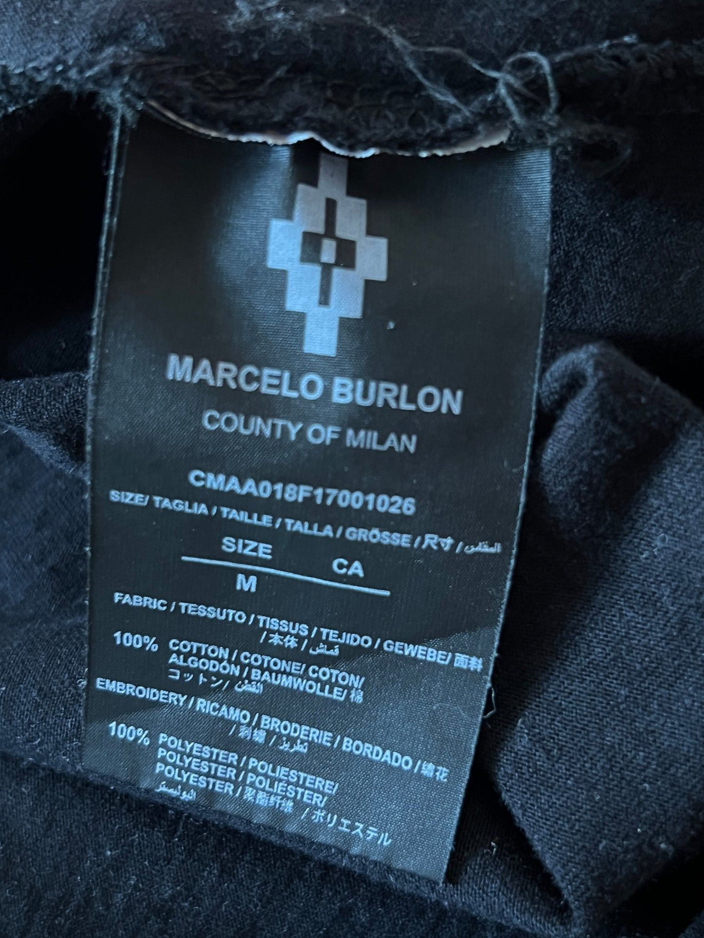 Kappa × Vintage Kappa x Marcelo Burlon County Of Milan Men's Tape T-Shirt-M Size US M / EU 48-50 / 2 - 7 Thumbnail