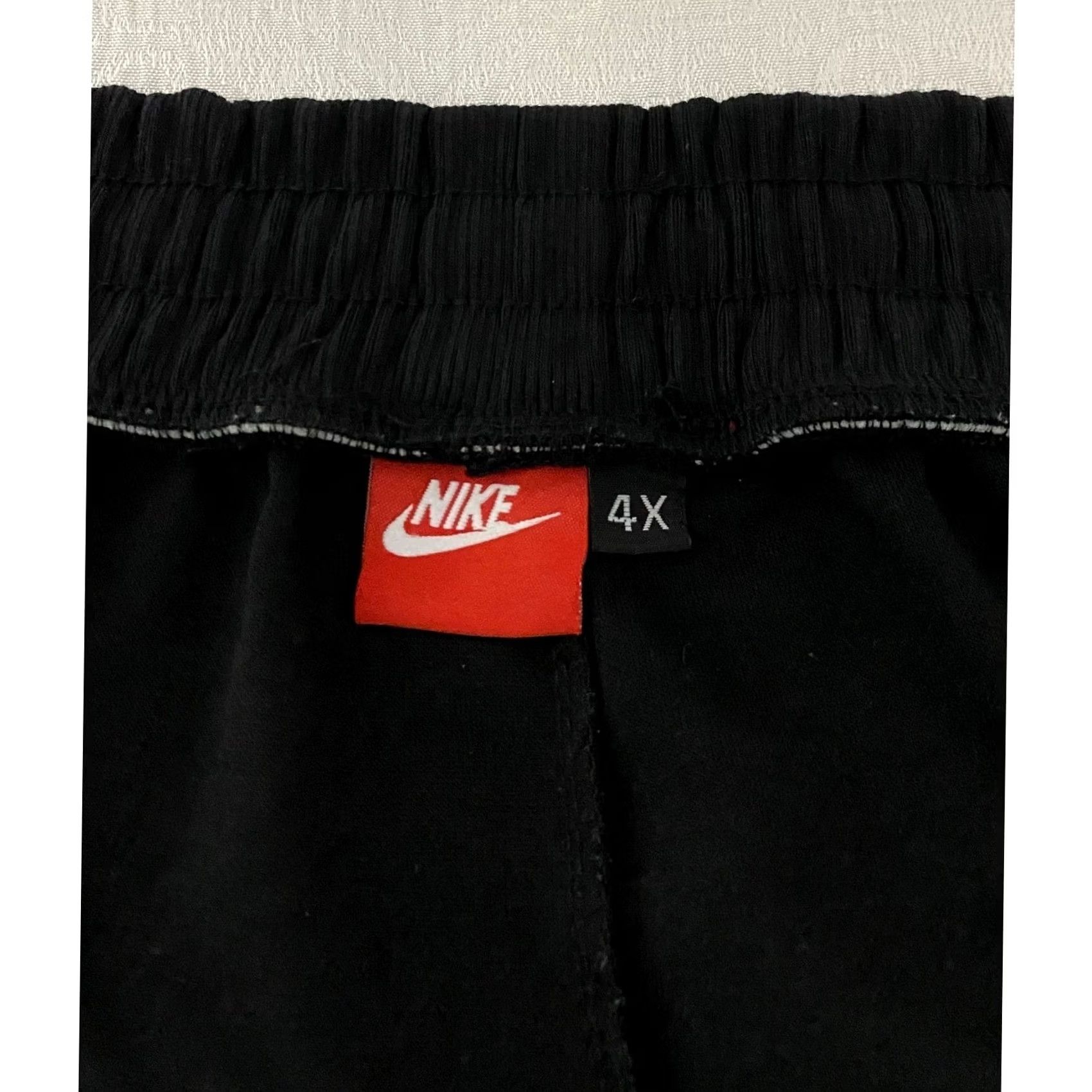 Nike Nike Mens 4X Jogger Pants Black Red Colorblock Cotton Blend Sweatpants Size US 39 - 7 Thumbnail