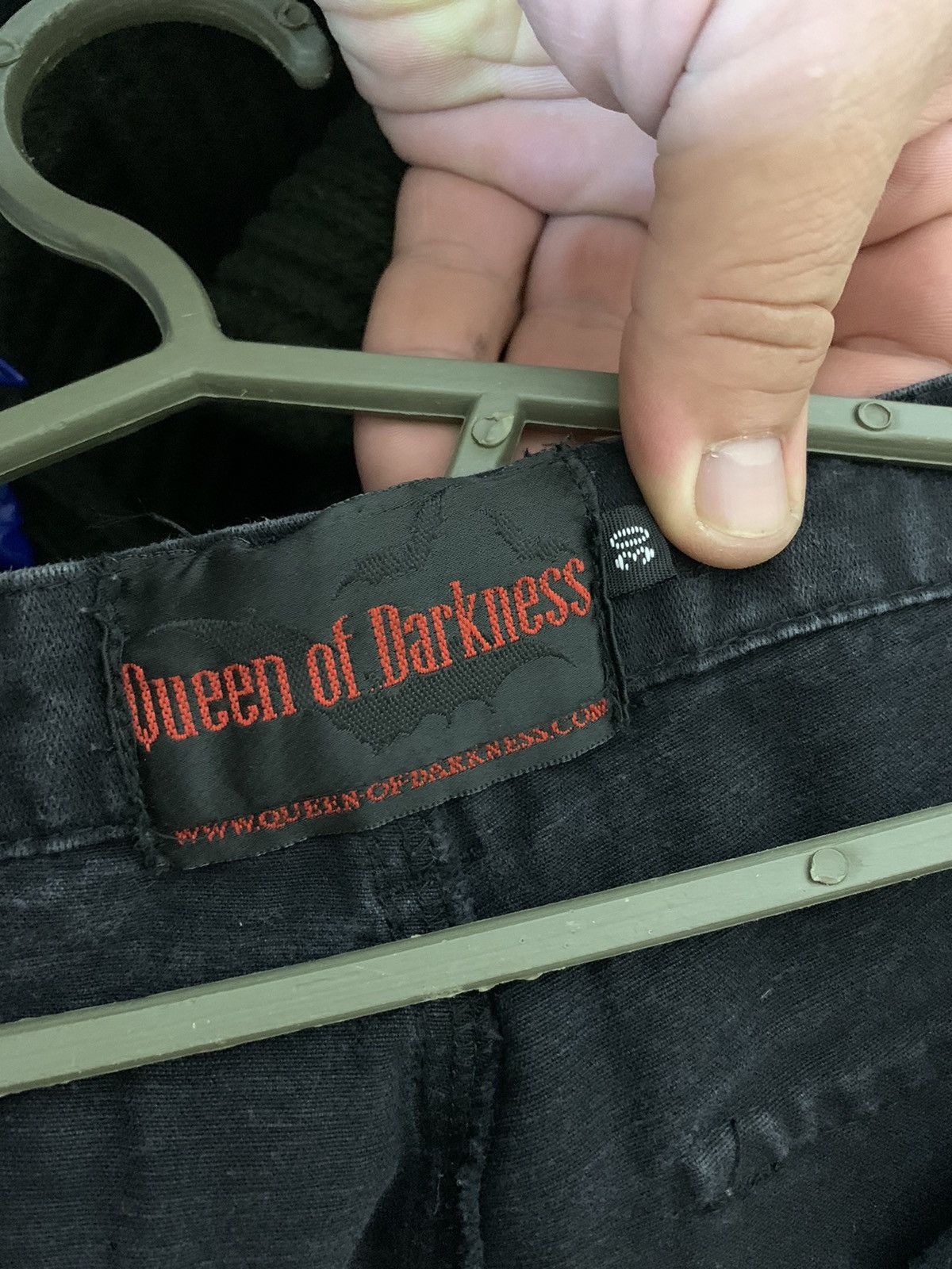Japanese Brand Queen of Darkness Harness Bondage Punk Goth Black Pants Size US 30 / EU 46 - 10 Thumbnail