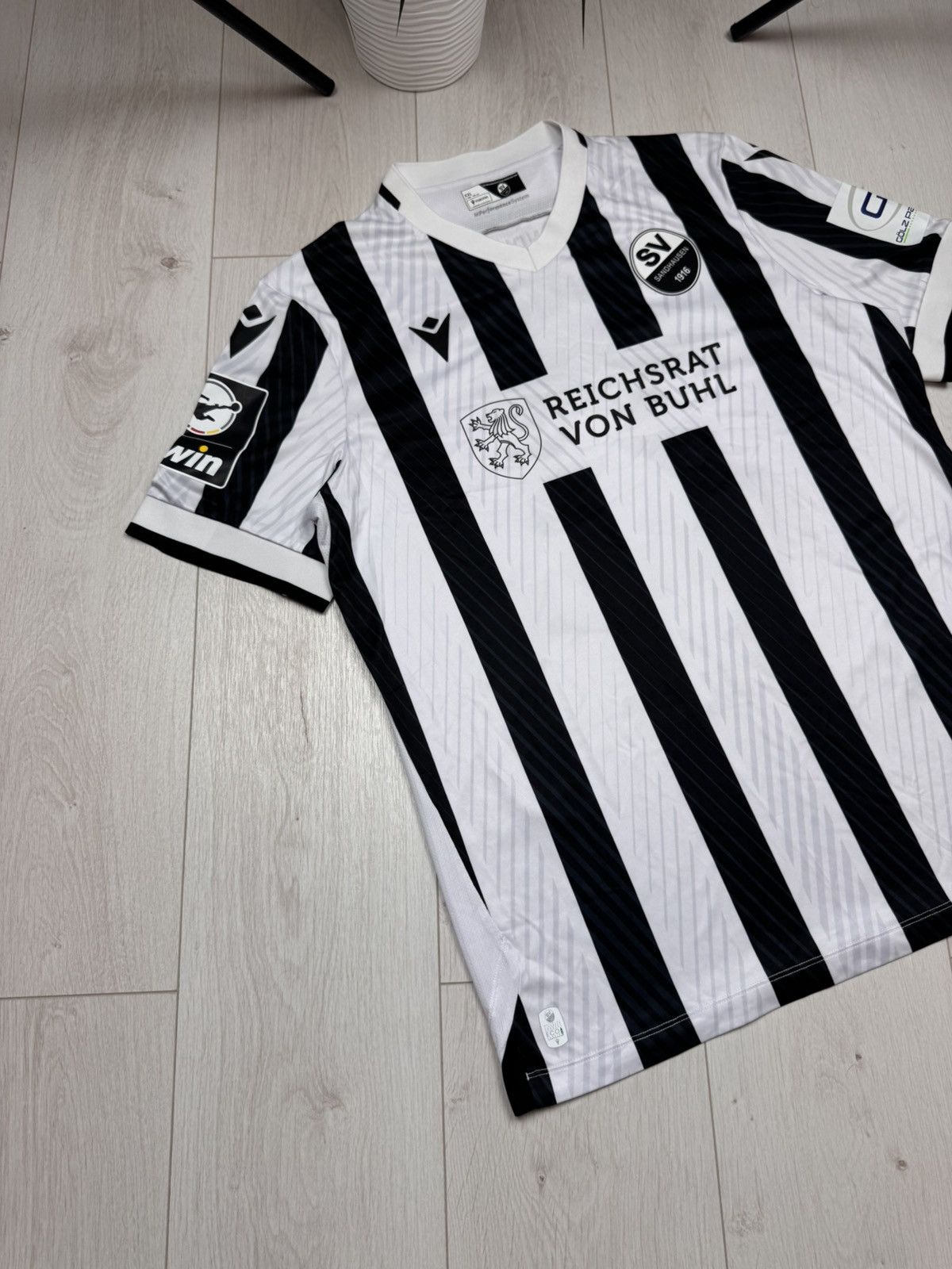 Macron Soccer Jersey Macron SV Sandhausen 1916 2023/24 Bundesliga Size US XXL / EU 58 / 5 - 2 Thumbnail