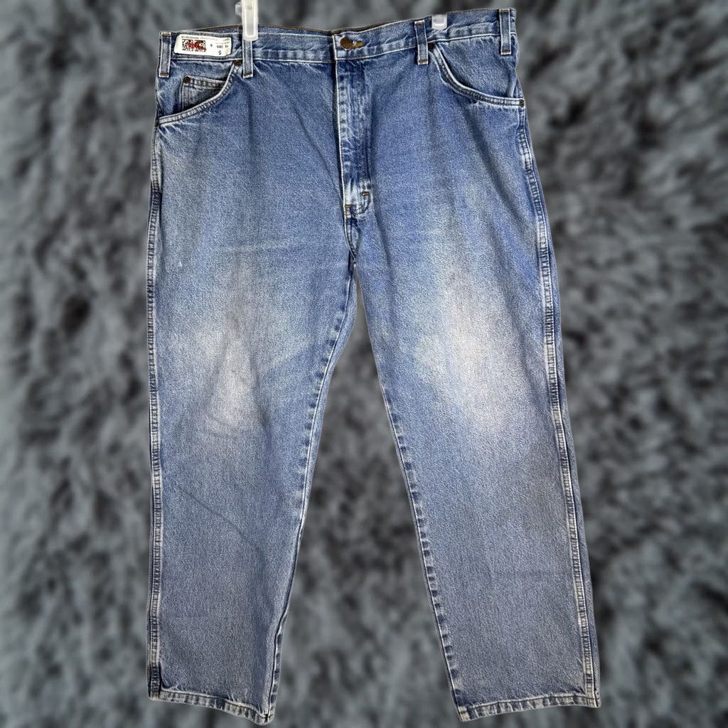 Dickies Dickies Jeans Mens 40x29 Blue Denim 5-Pocket Workwear Relaxed Fit Straight Leg Jeans Mens Regular Size 40 Blue Size US 40 / EU 56 - 1 Thumbnail