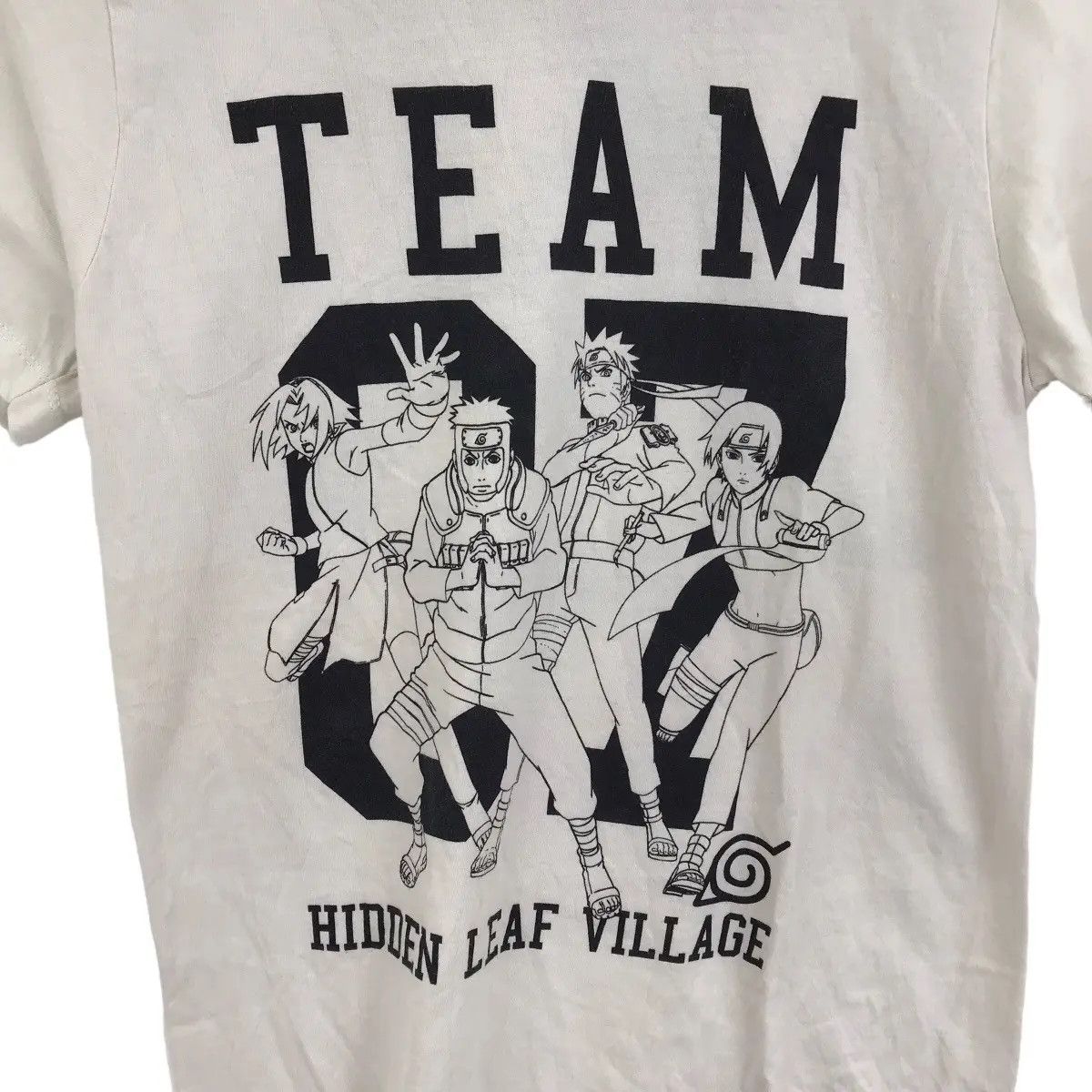 Vintage NARUTO SHIPPUDEN Team Hidden Leaf Village Konoha Tee Shirt Size US XS / EU 42 / 0 - 5 Thumbnail