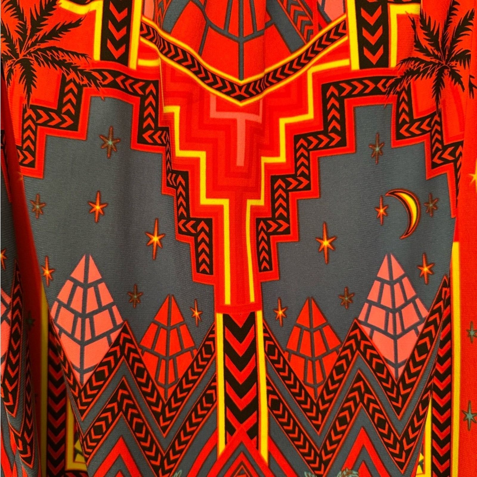 Mara Hoffman Mara Hoffman Pyramid Print Mini Dress sz M Size M / US 6-8 / IT 42-44 - 3 Thumbnail