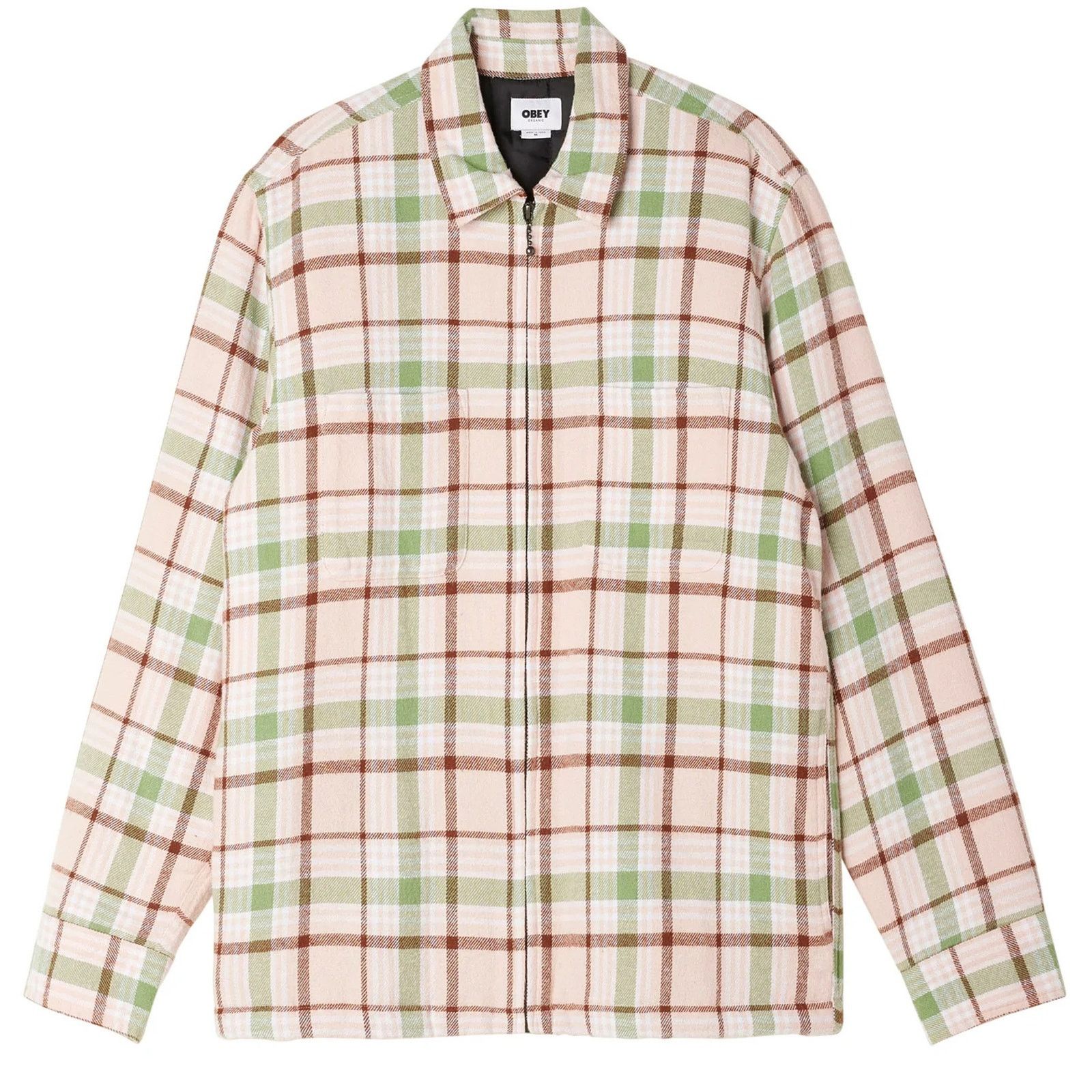 Urban Outfitters New UO OBEY Dom Shirt Jacket $120 MEDIUM Pink Clay Size US M / EU 48-50 / 2 - 5 Thumbnail