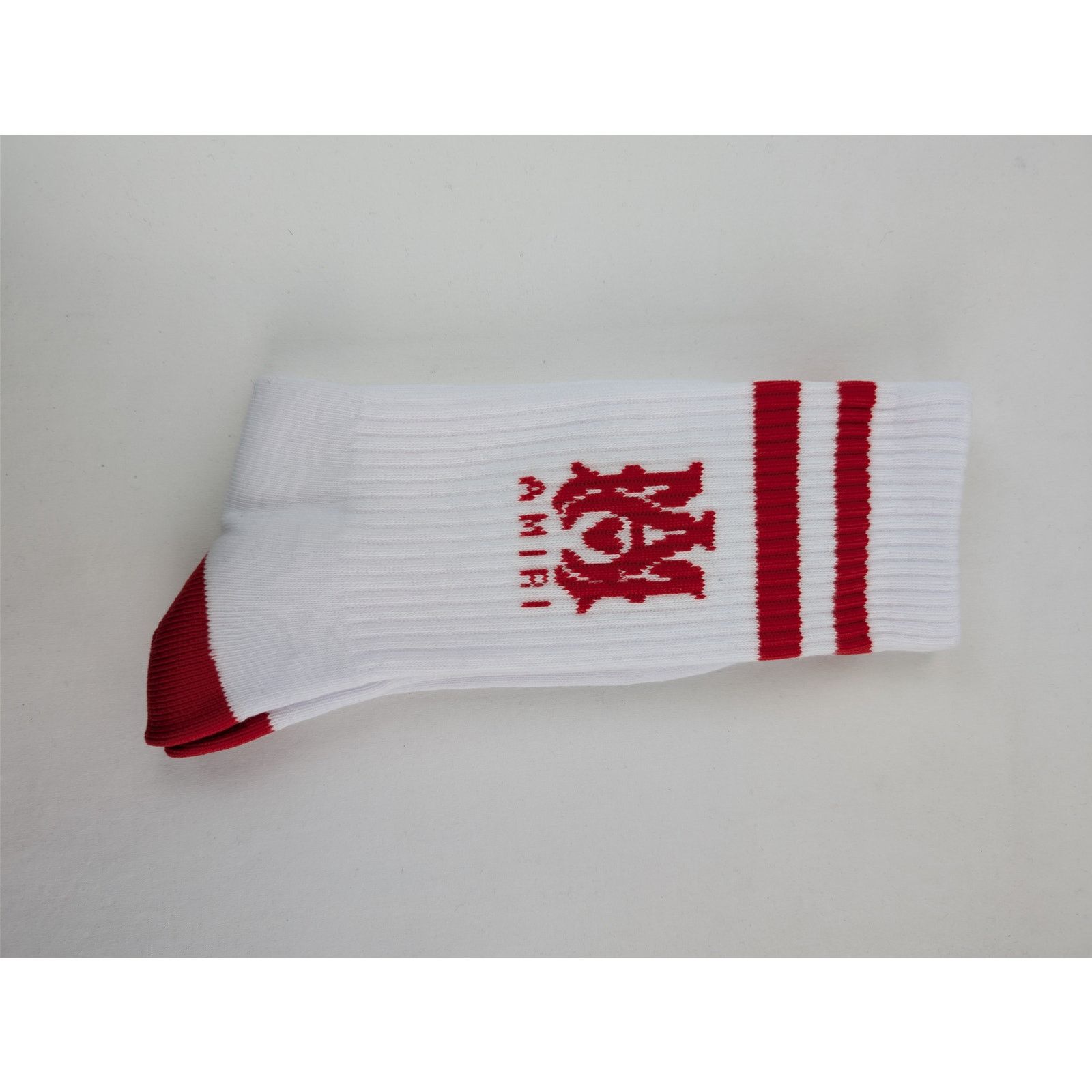 Amiri o1rshd1 Size: 43-44 / MA Tube Socks in White / Red Size ONE SIZE - 2 Thumbnail