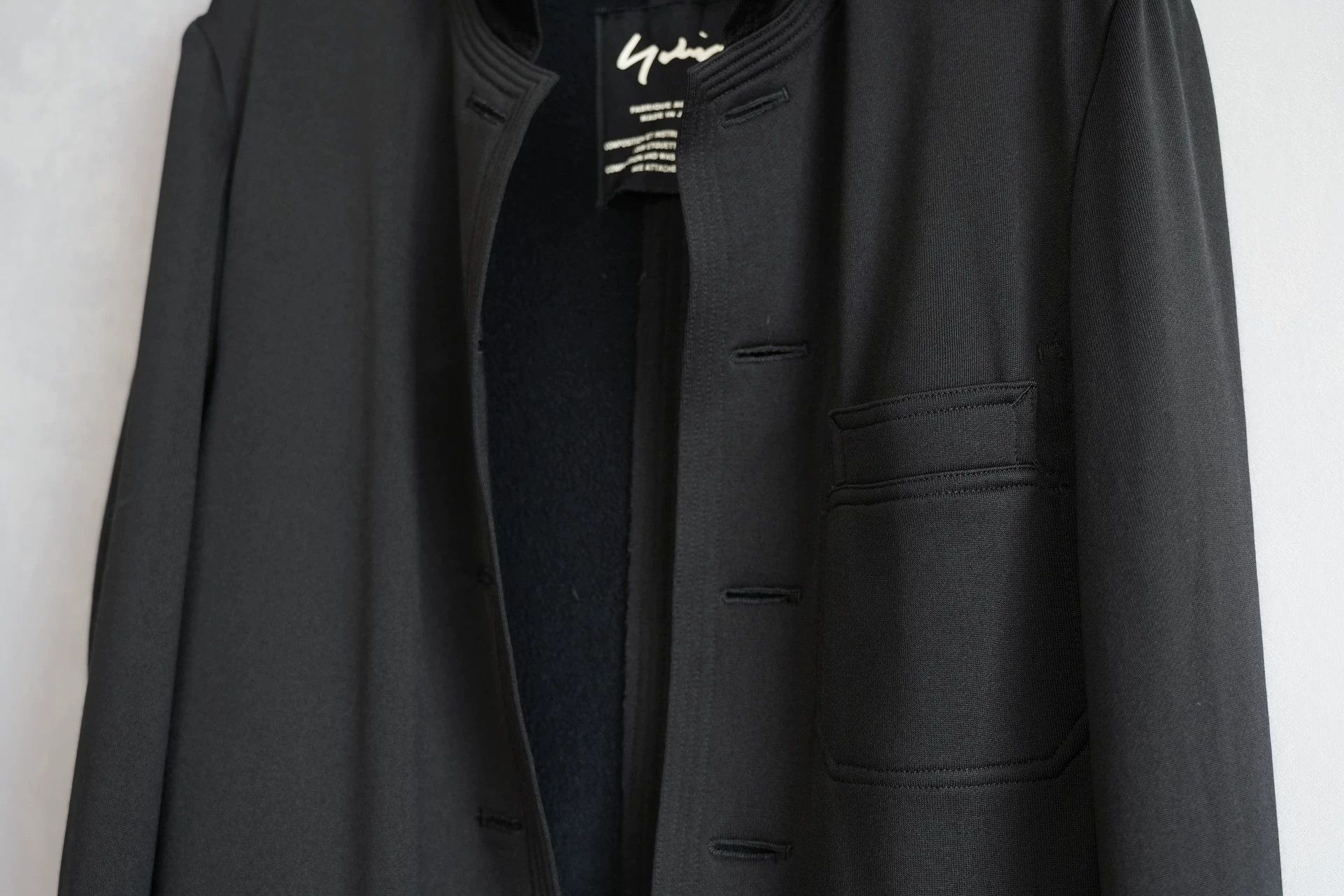 Yohji Yamamoto Yohji Yamamoto 09AW Buttonless Nylon-Blend Jacket S2 Size US M / EU 48-50 / 2 - 4 Thumbnail