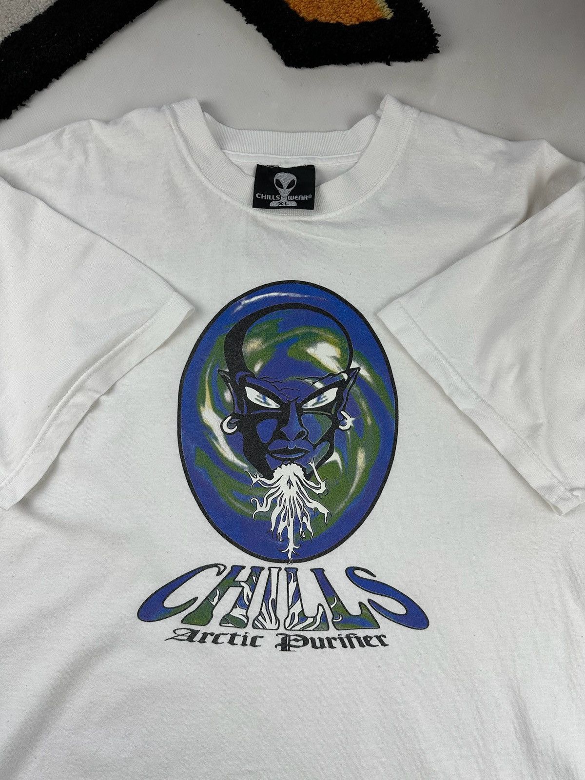 Vintage Rare Vintage 1993 Chills wear by heartland tee acid trance Size US XL / EU 56 / 4 - 1 Thumbnail