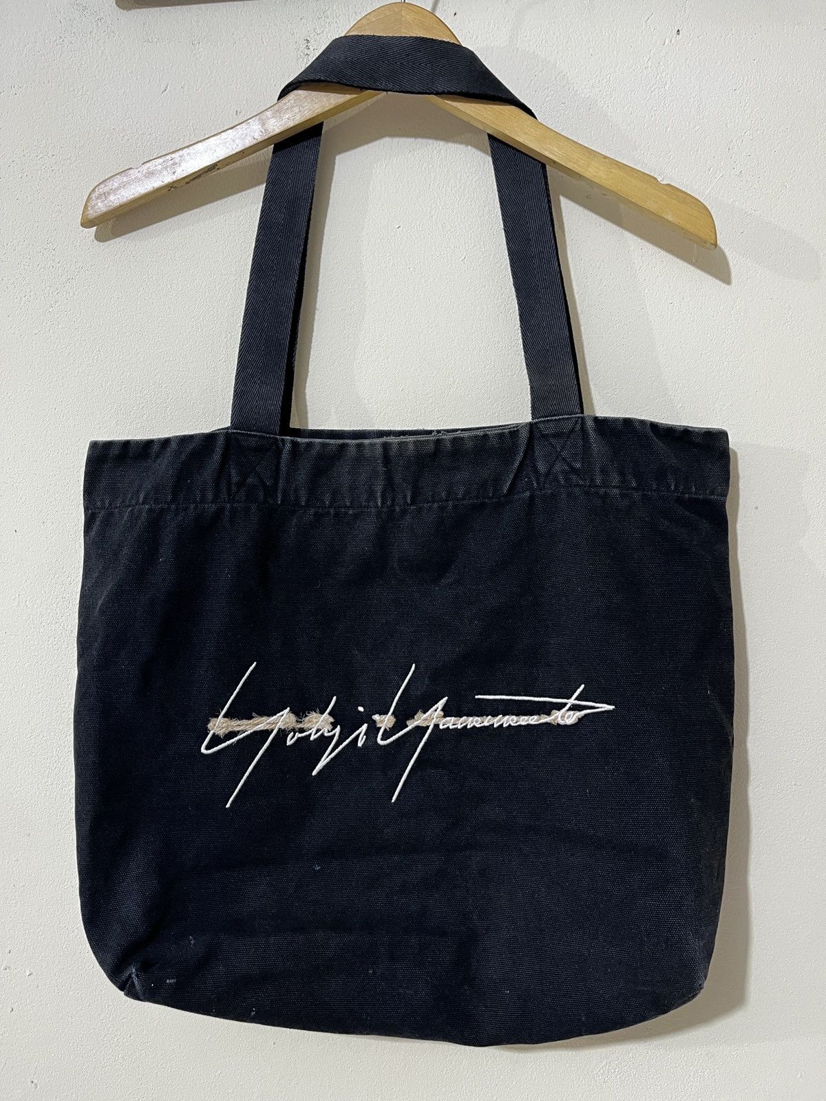Yohji Yamamoto Black Yohji Yamamoto pour homme signatur tote bag Size ONE SIZE - 1 Thumbnail