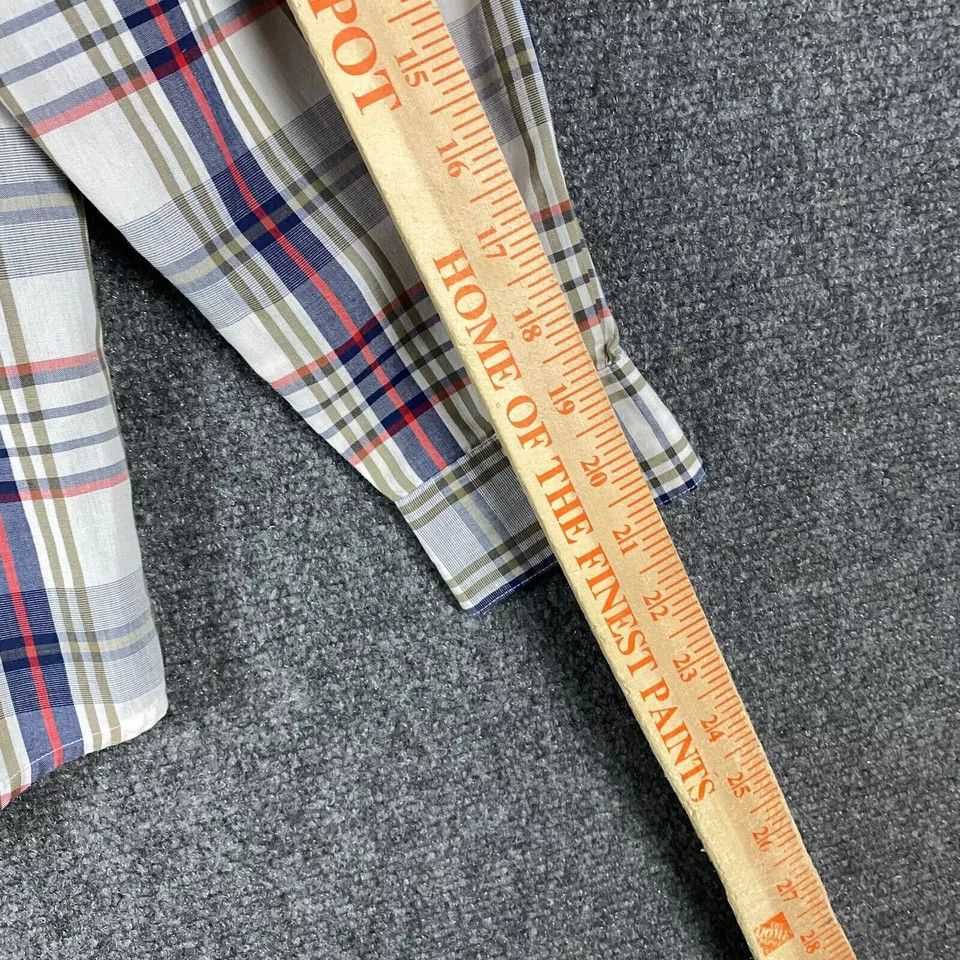 Other TJW By Mervyn's Button Up Shirt Women's Size 10 Cotton Plaid Size L / US 10 / IT 46 - 7 Thumbnail