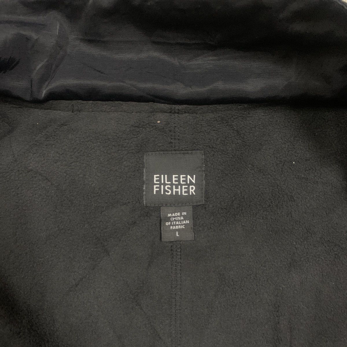 Eileen Fisher Eileen Fisher Asymmetric Zipper Fleece Lined Jacket Size L / US 10 / IT 46 - 7 Thumbnail
