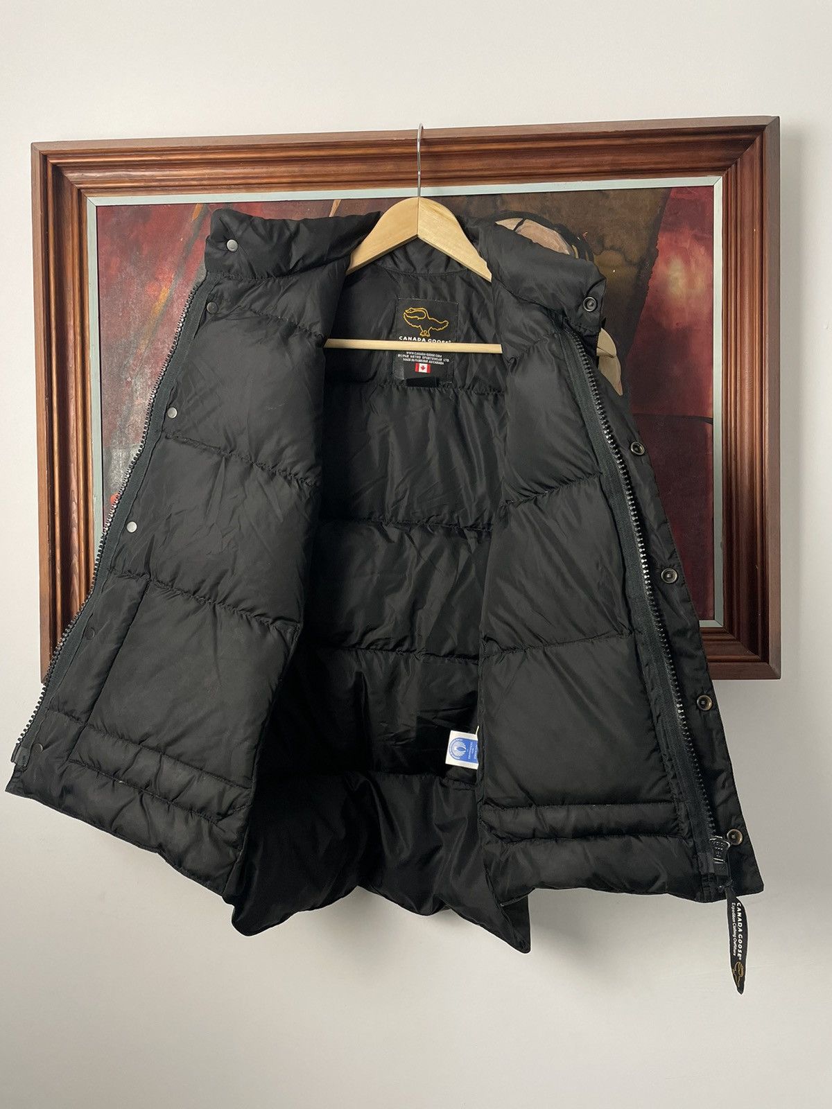 Canada Goose Canada Goose Vest Outdoor Rare Streetwear Hype Drill Vintage Size US XS / EU 42 / 0 - 2 Thumbnail