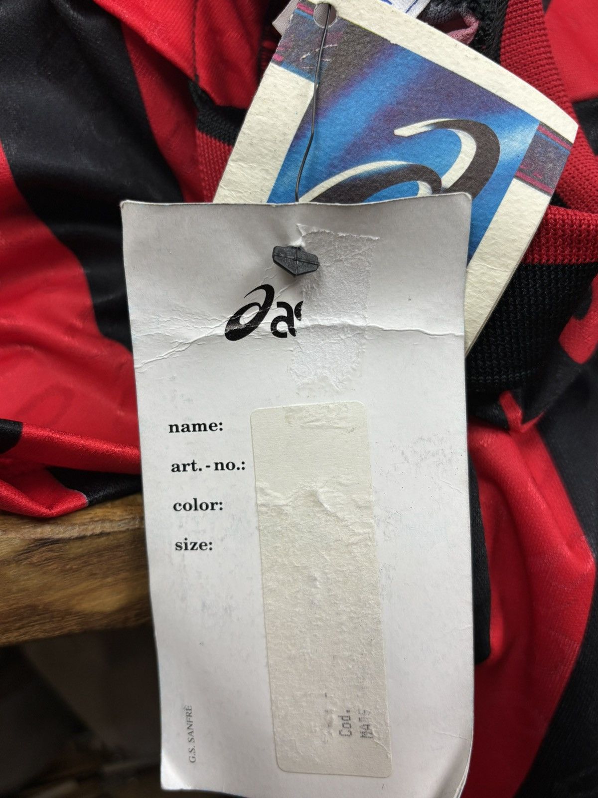 Asics NWT Early 90s Asics Blank Long Sleeve Template Jersey XL Size US XL / EU 56 / 4 - 11 Thumbnail
