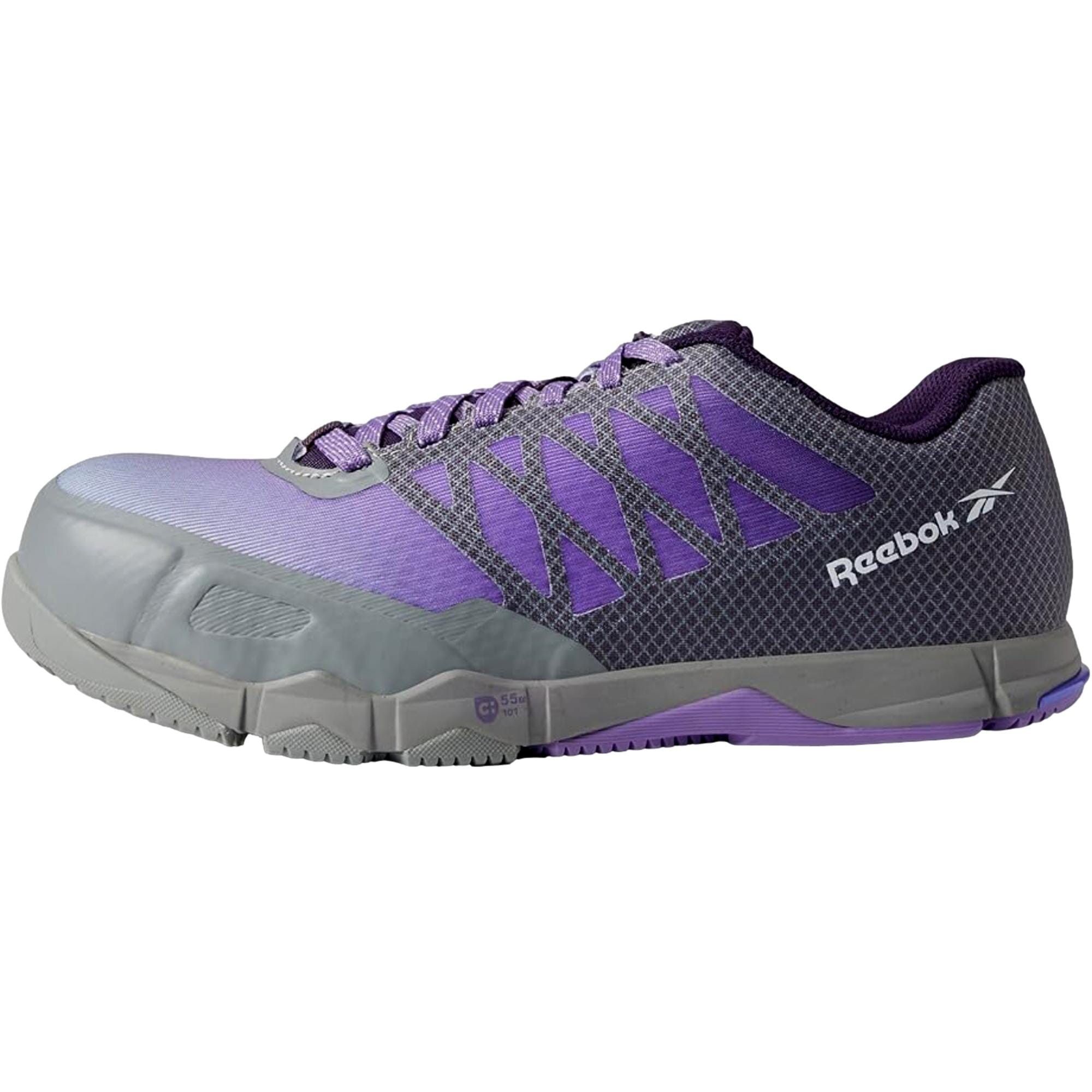 Reebok Speed TR Work EH Comp Toe Grey/Purple RB451 Size US 6.5 / IT 36.5 - 1 Thumbnail