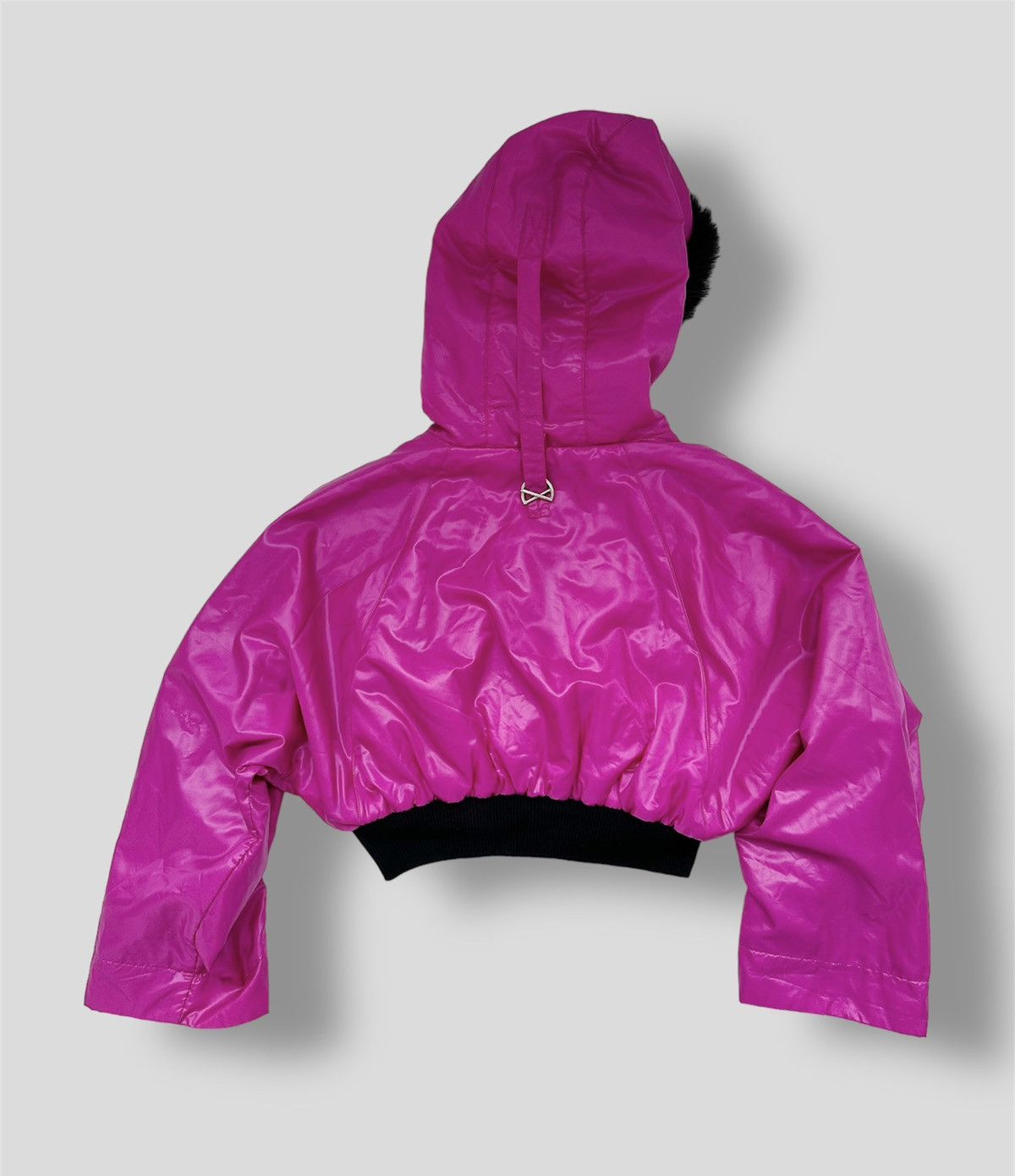 Dolce & Gabbana DOLCE & GABBANA FW 2003 Runway Fur Cropped Pink down Jacket Size M / US 6-8 / IT 42-44 - 6 Thumbnail