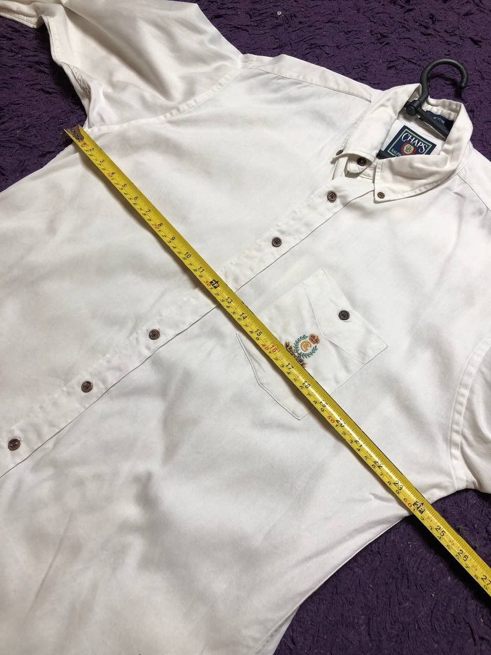 Chaps Ralph Lauren Vintage white Shirt Y2K Chaps Ralph Lauren size L logo Size US L / EU 52-54 / 3 - 8 Thumbnail