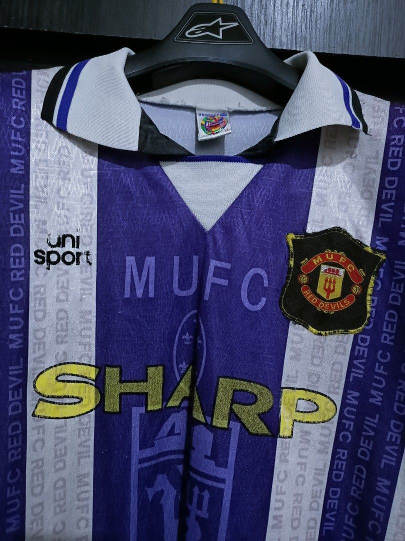 Vintage Vintage Bootleg MUFC "Wembley 1968" Jersey – Unisport XL Size US XL / EU 56 / 4 - 2 Thumbnail
