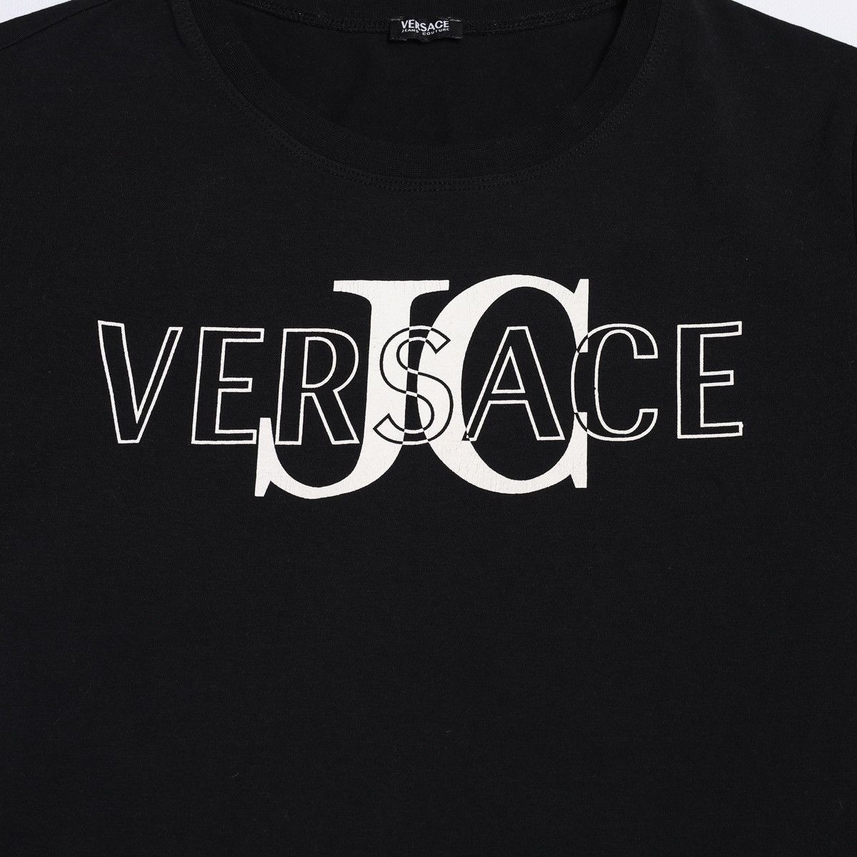 Versace Vintage Versace Jeans Couture Black Big Logo Longsleeve Size M / US 6-8 / IT 42-44 - 5 Thumbnail