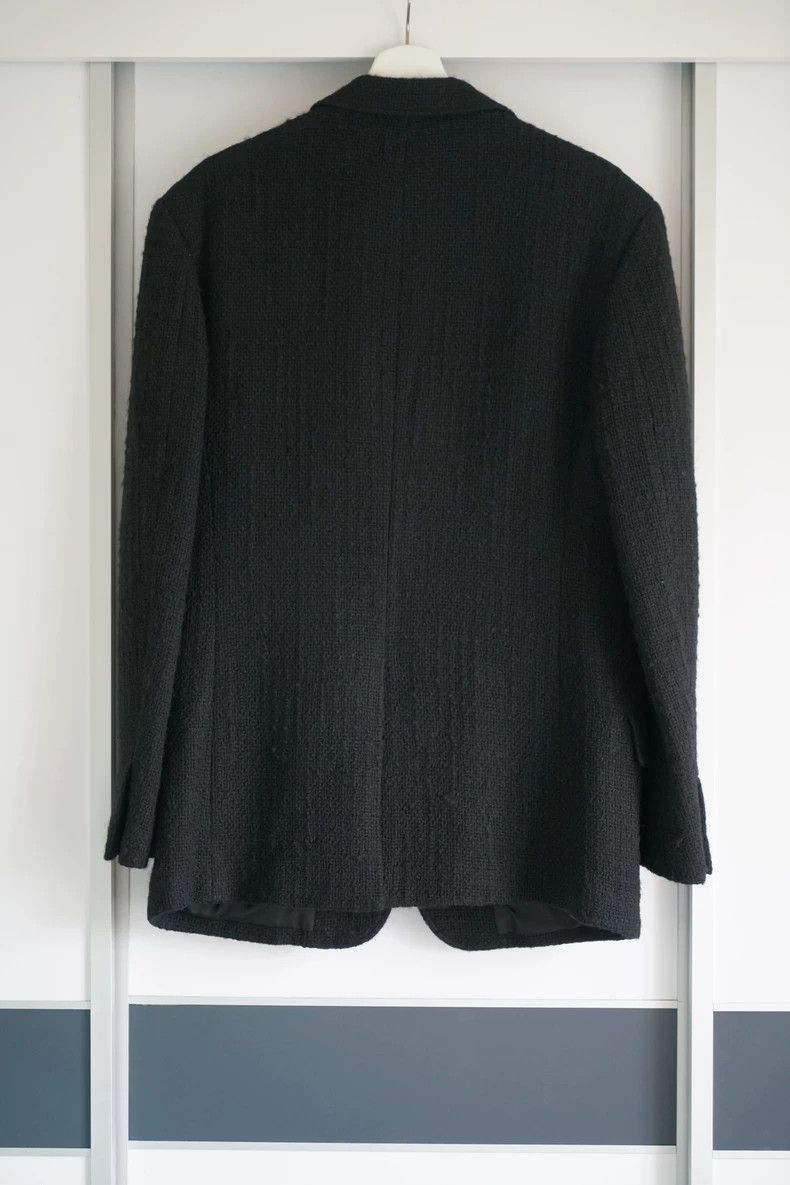 Yohji Yamamoto Yohji Yamamoto Yohji Yamamoto Black Knitted Suit Jacket Size US S / EU 44-46 / 1 - 3 Thumbnail
