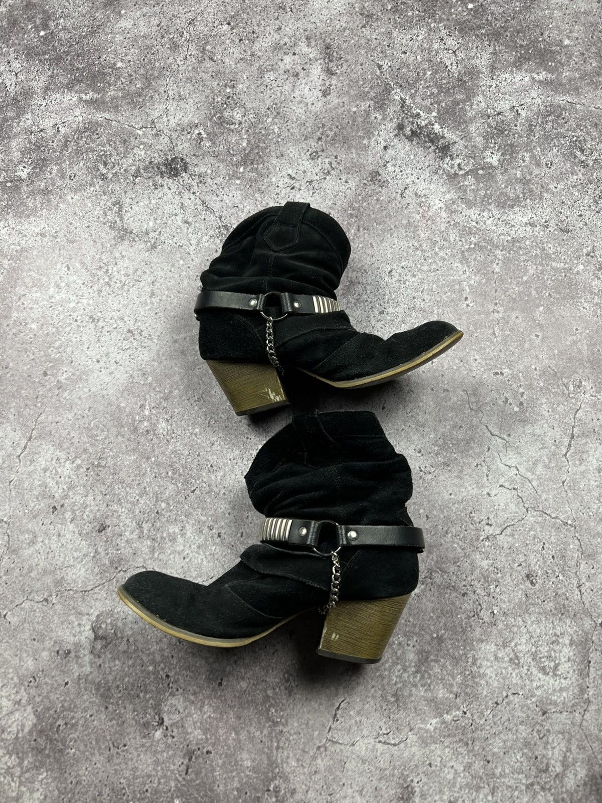 Japanese Brand STRAPS BELTED A.S 98 style Boots Leather Style Rick Owens Size US 7 / EU 40 - 4 Thumbnail