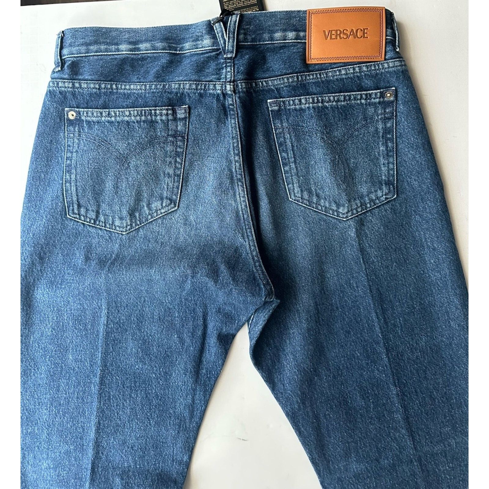 Versace Versace Men’s Denim Stone Washed Blue Jeans 34 US 1010816 Size US 34 / EU 50 - 11 Thumbnail