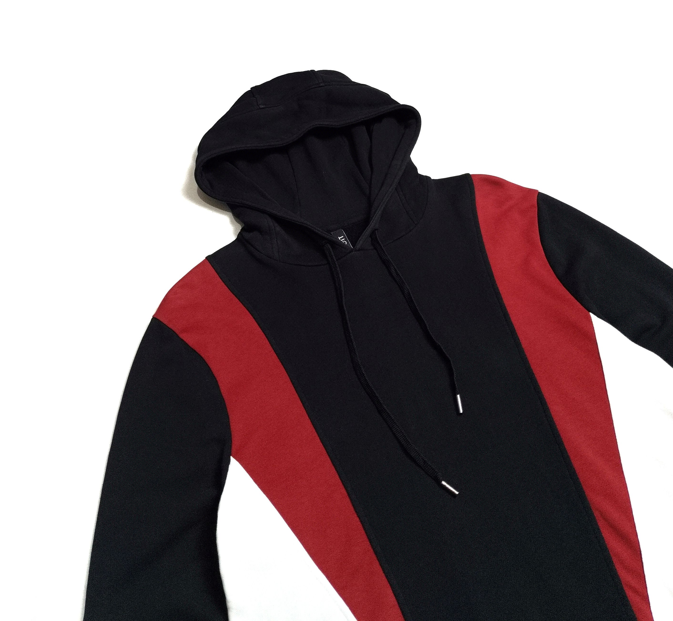 Neil Barrett Neil Barrett Black Panelled Modernist Retro Hoodie Size US S / EU 44-46 / 1 - 2 Thumbnail