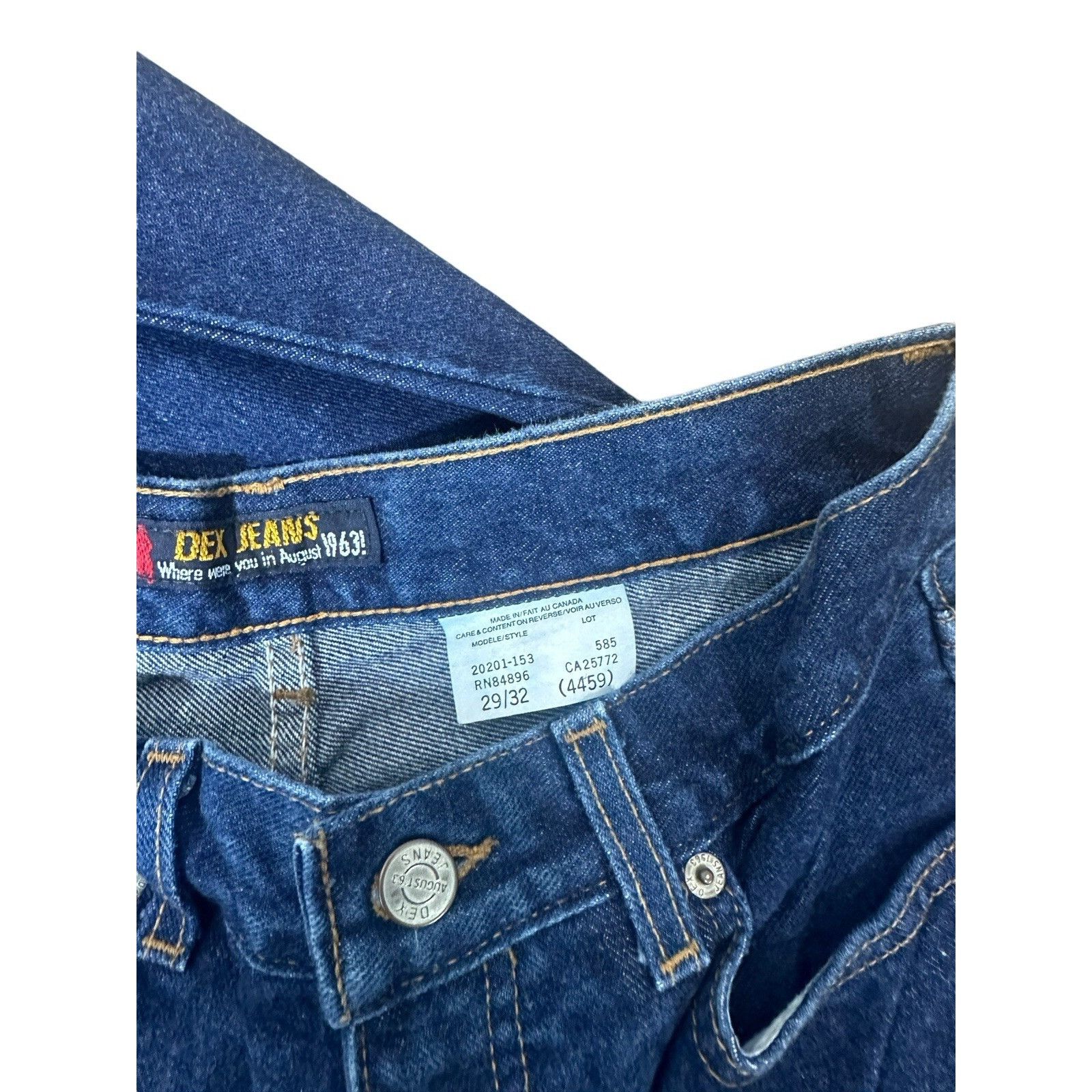 Other Vintage Dex Jeans Flared Raw Denim Women’s Jeans W29-L32 Size 29" - 5 Thumbnail