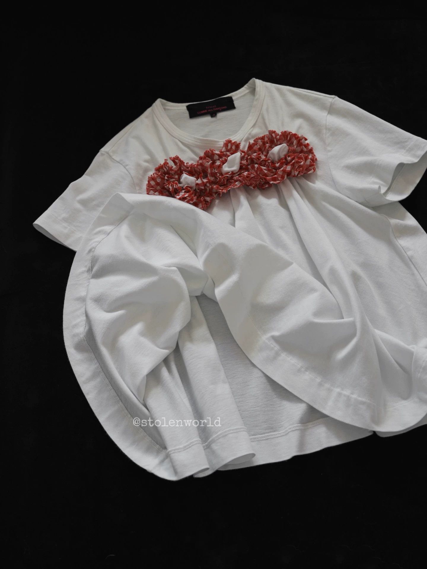 Comme des Garcons comme des garcons check gathered tricot top size S Size S / US 4 / IT 40 - 2 Thumbnail